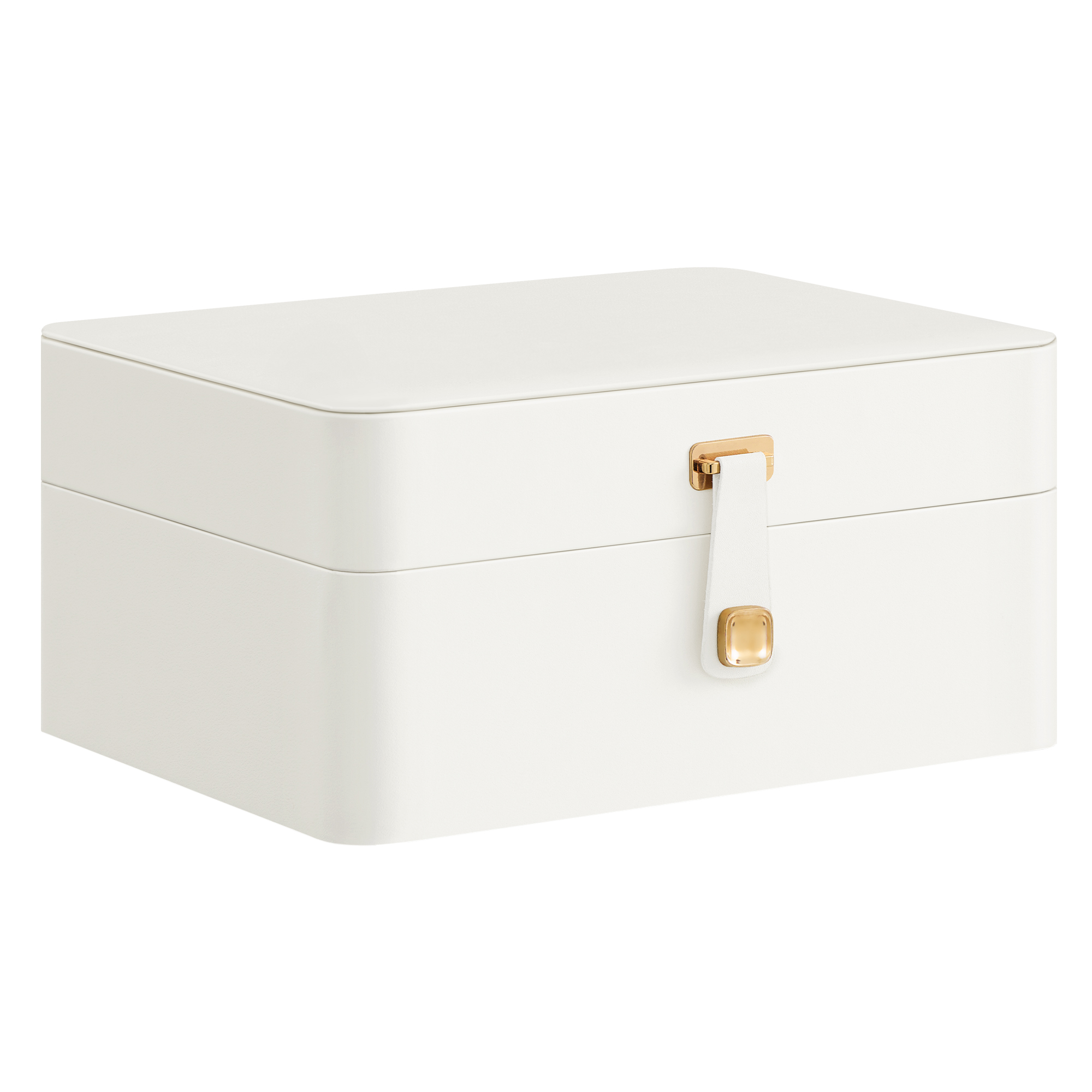 SONGMICS 2-Layer Travel Jewellery Box, Portable Storage Case