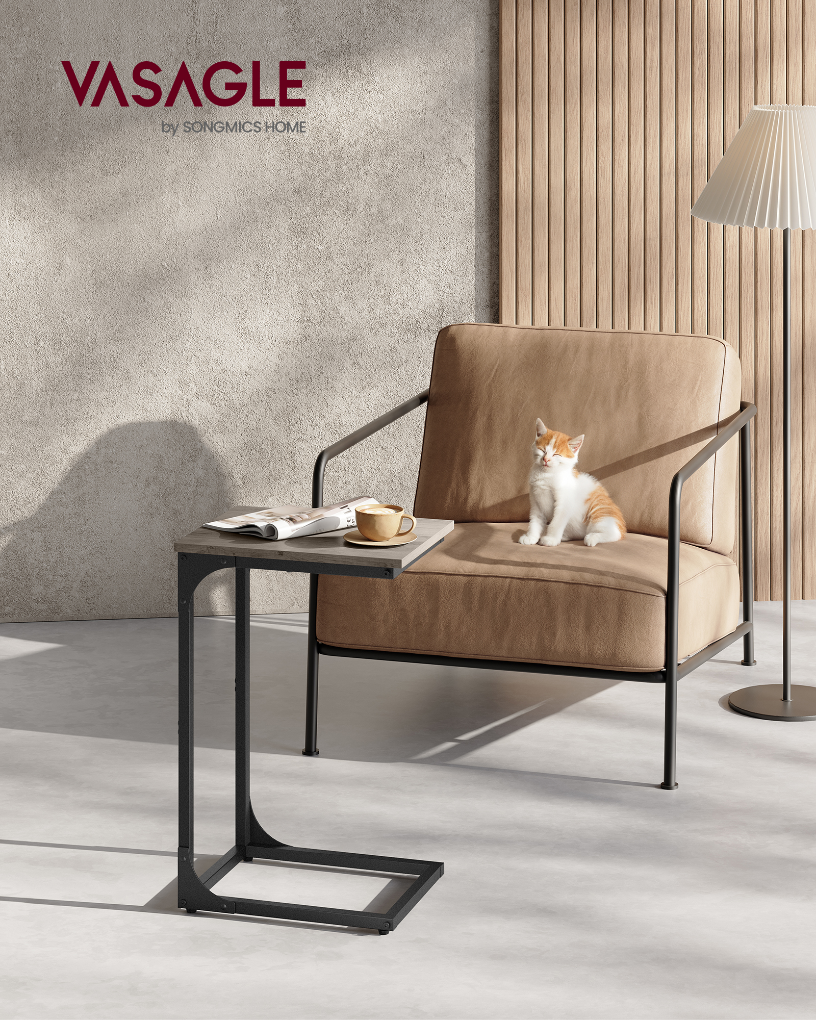 C-Shaped End Table, picture 4 of 4