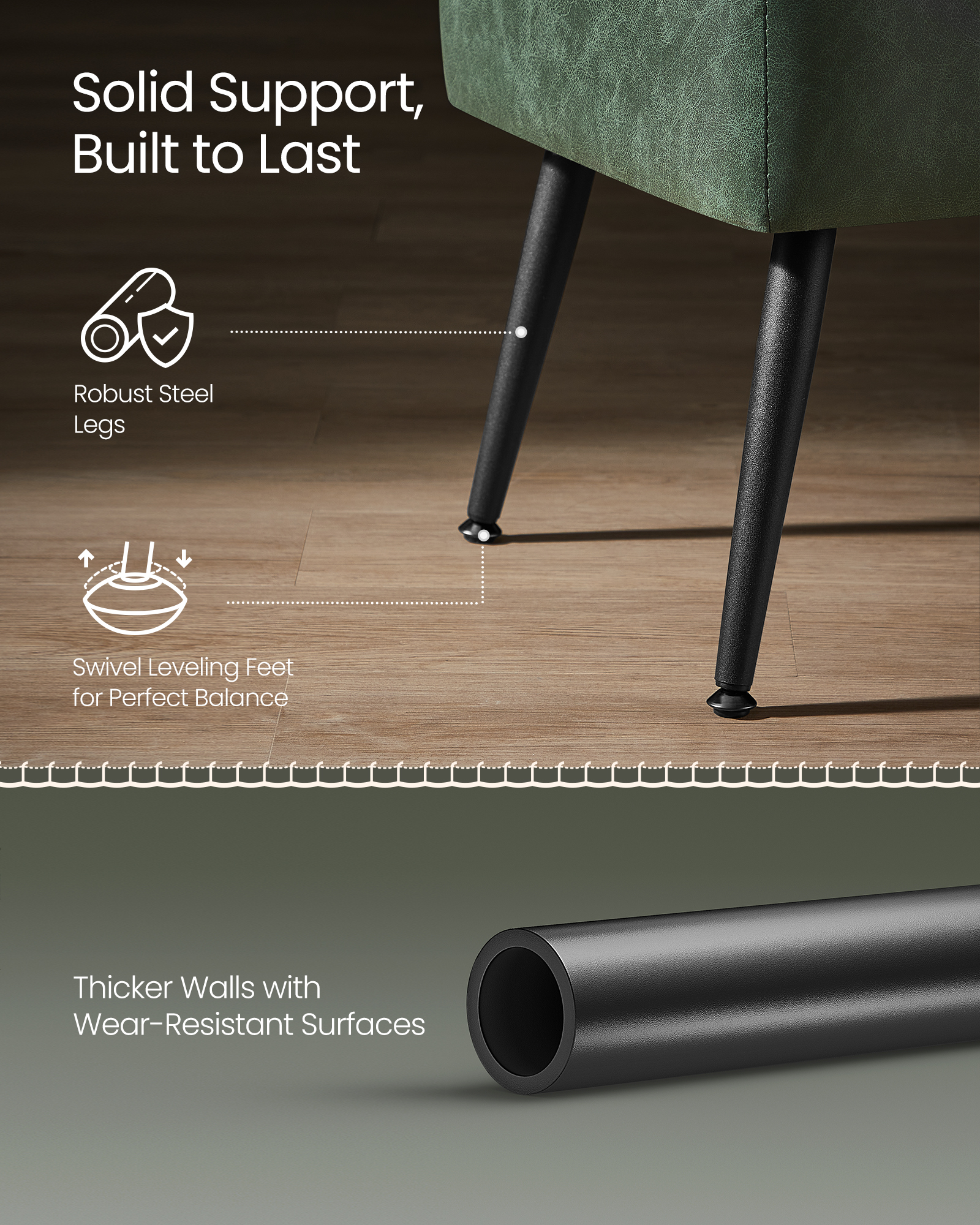 PU Leather Storage Ottoman Bench, picture 2 of 4