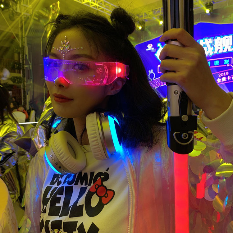 Title 3, LED luminous super cool eye protection