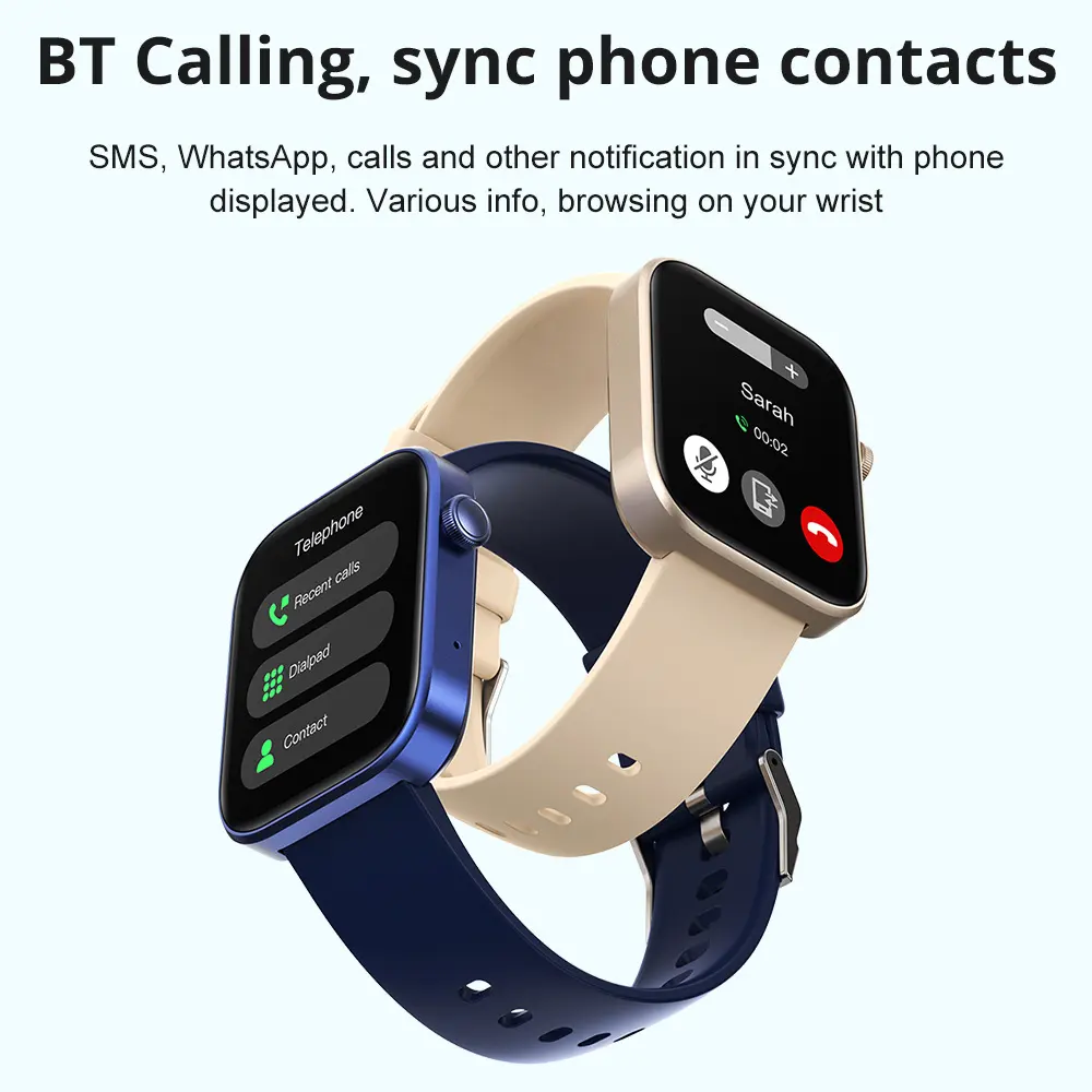 Sports Heart Rate Meter Step IP67 Waterproof Full Screen