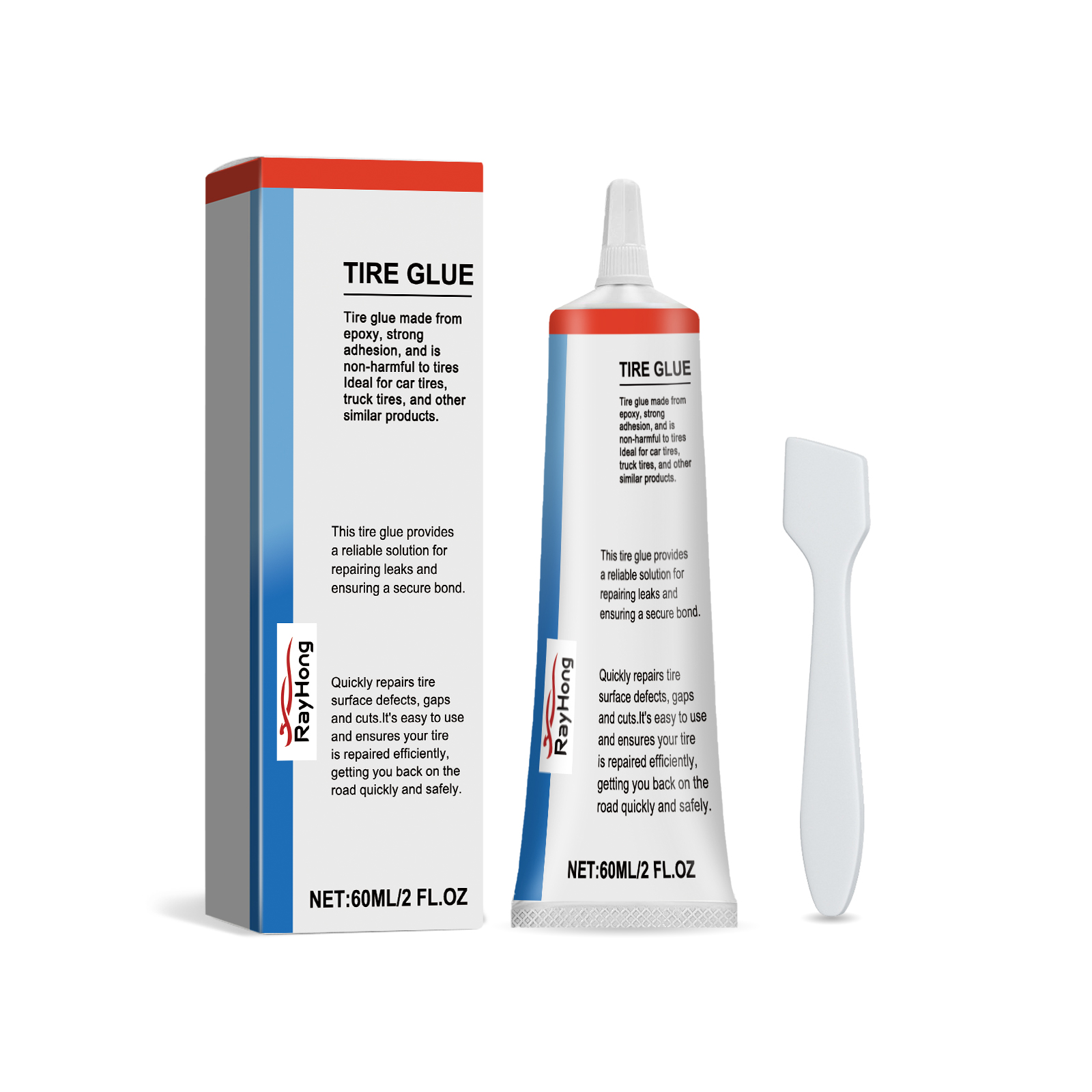 Tire repair kit, sidewall crack scratch soft puncture seal