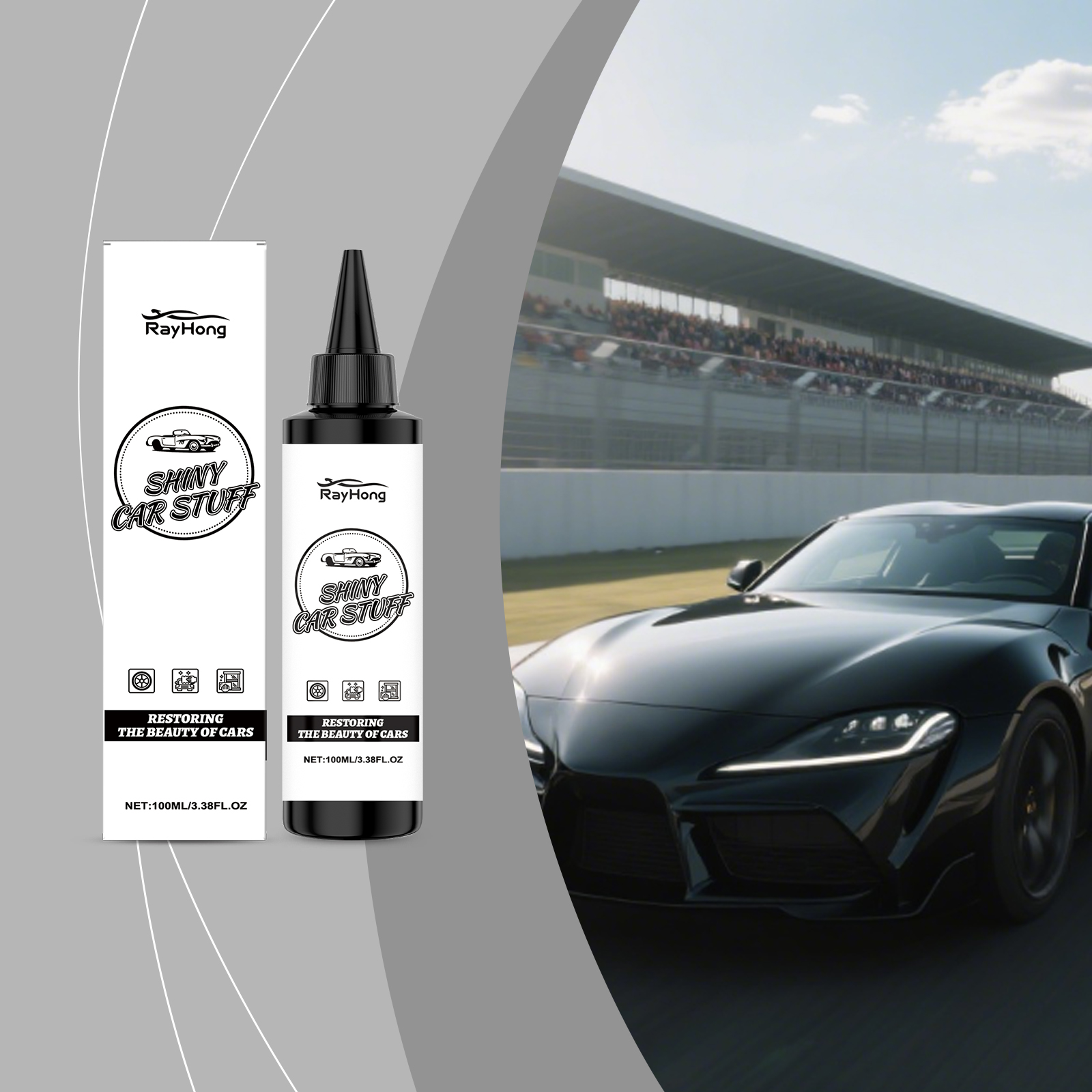 Car Coating Agent, UV Protection Waterproof Mirror Shine Paint Sealant 4