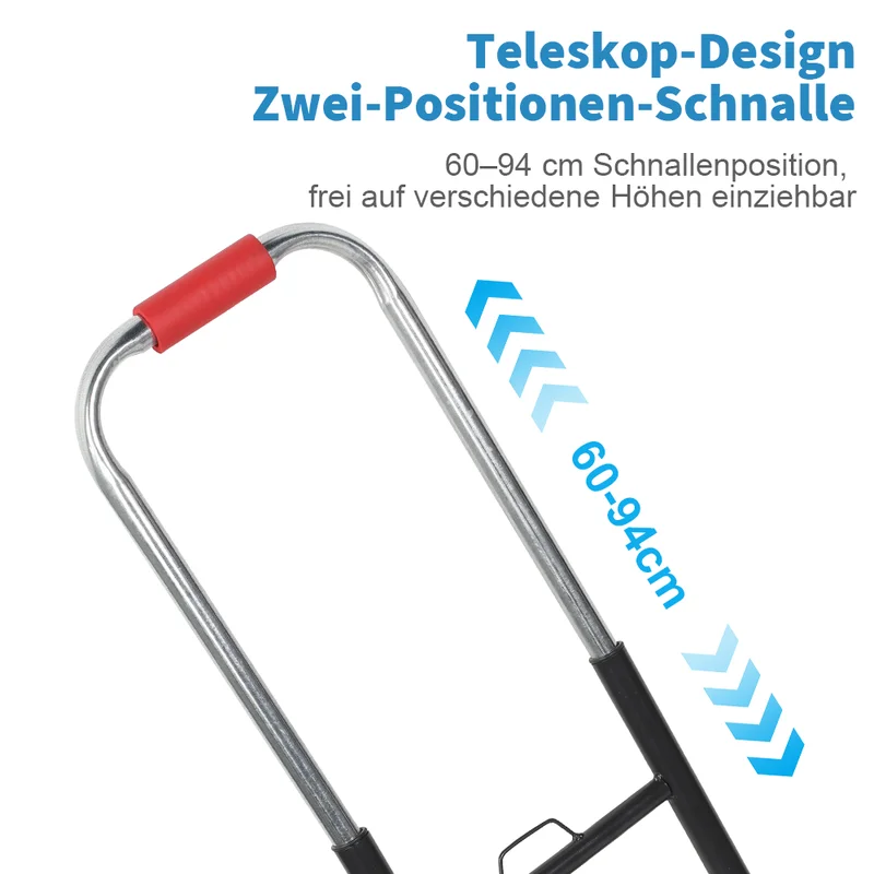 Portable Shopping Trolley Folding Hand Truck Household Luggage Trailer — image 5