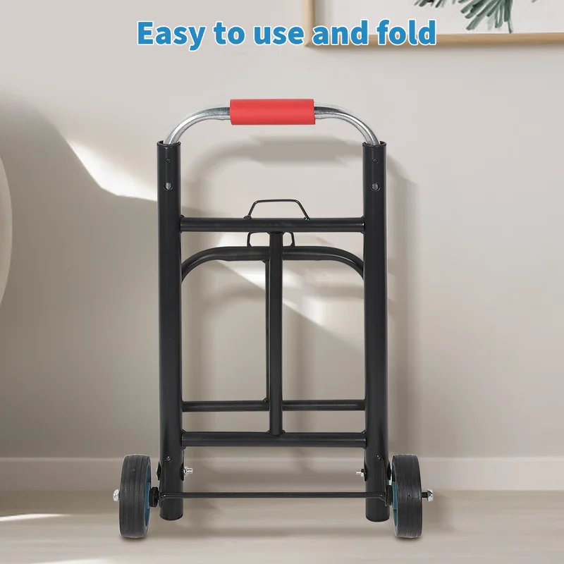 Portable Shopping Trolley Folding Hand Truck Household Luggage Trailer — image 2