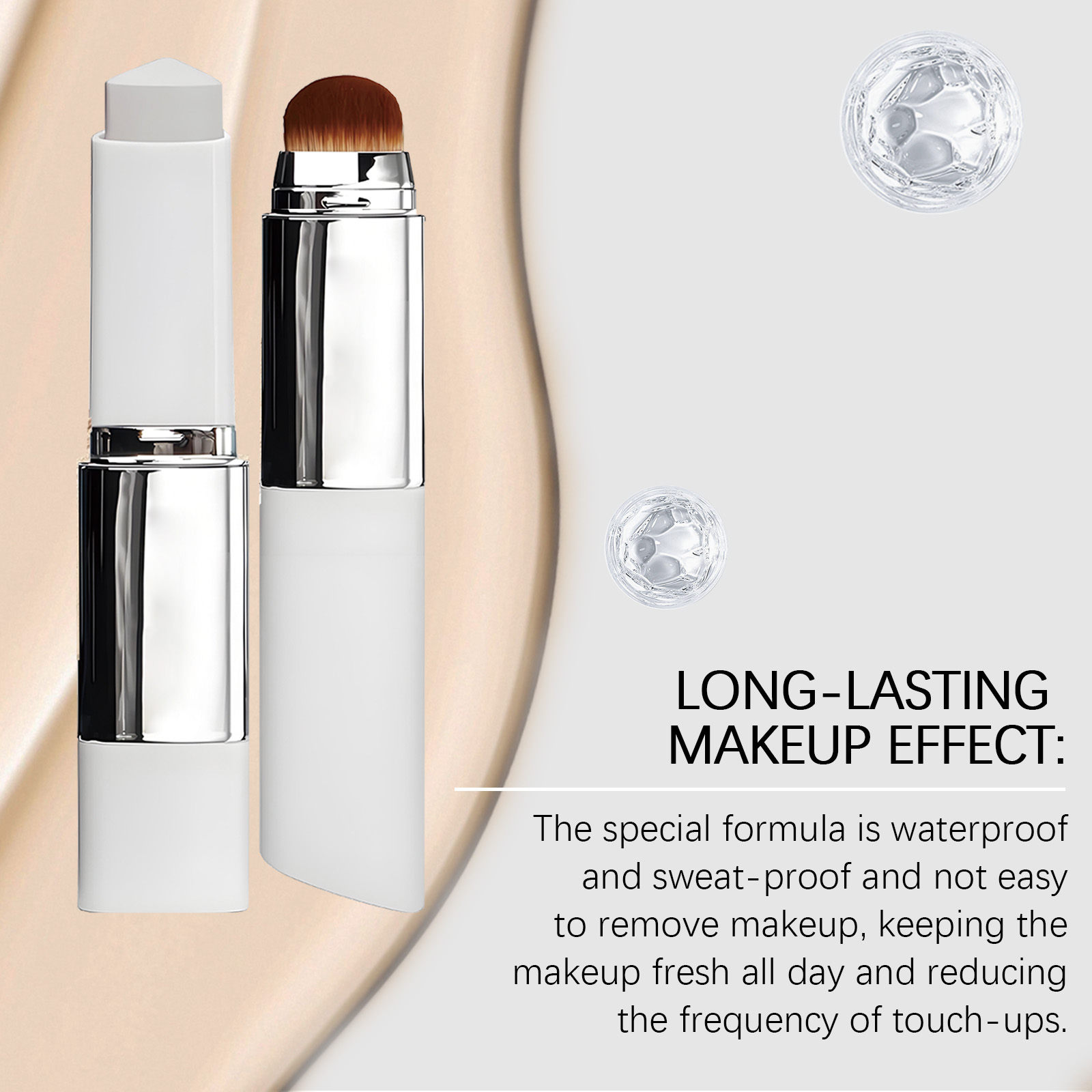 Color Changing Foundation Stick Natural - Long-wearing Natural Hydrating