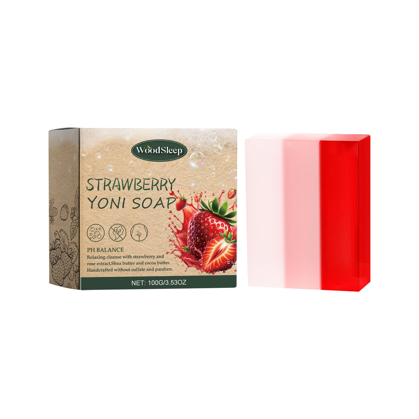 Natural Body Gentle Cleanse Soap Nourishing Moisturizing Skin Care Bath Bar Treatment 2