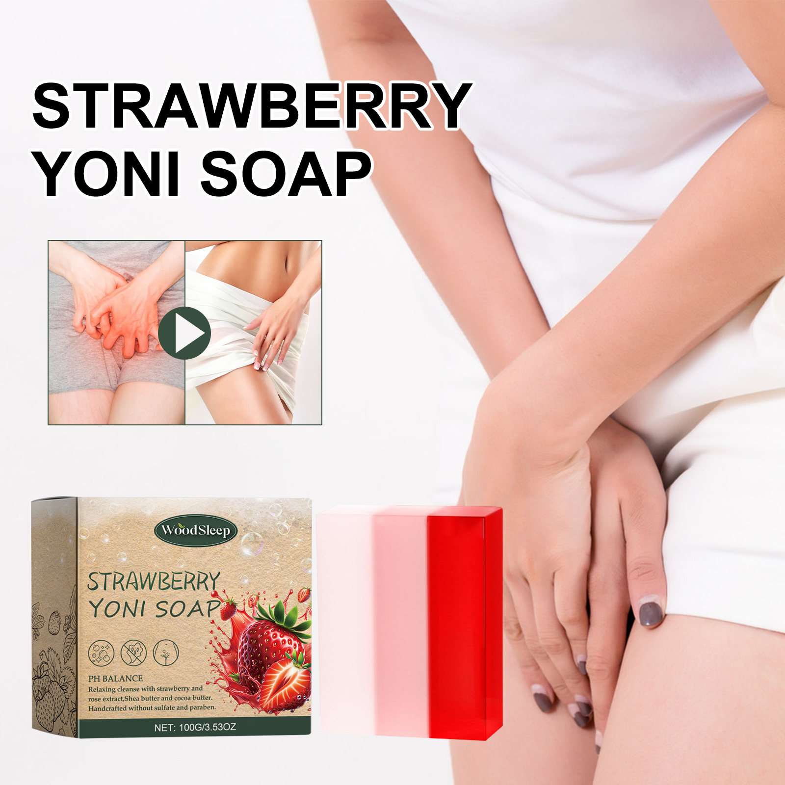 Natural Body Gentle Cleanse Soap Nourishing Moisturizing Skin Care Bath Bar Treatment 5