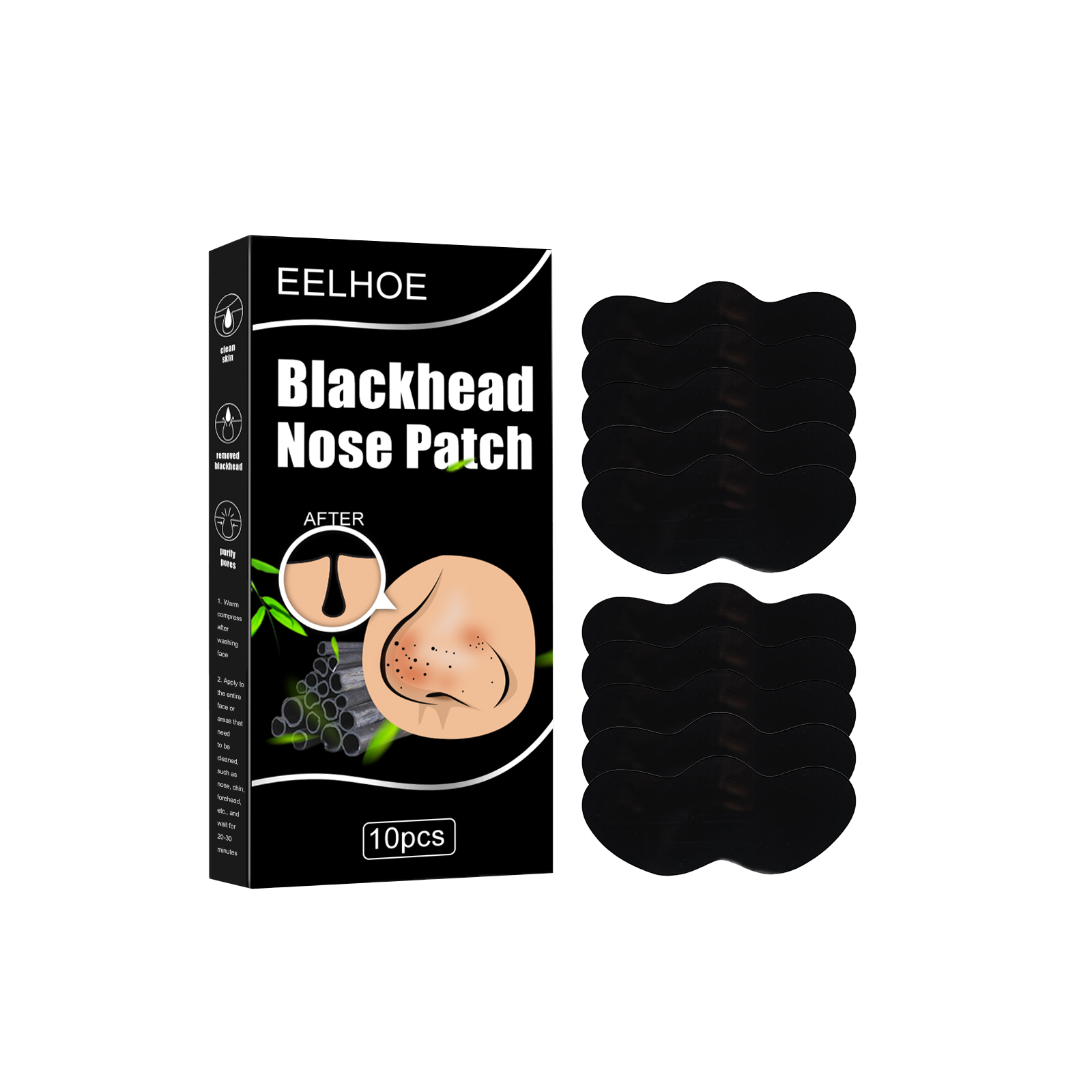Nose Strip Blackhead Remover Pore Cleansing Patch Deep Cleaning Oil Control Skin Care