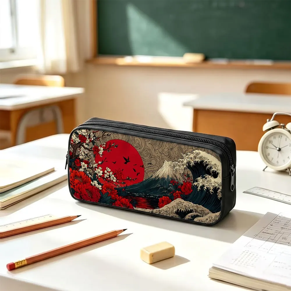 Zipper Pencil Bag, Zipper Storage Pen Case, Suitable To Keep Student School Sketching, Drawing And Writing Kits Organization