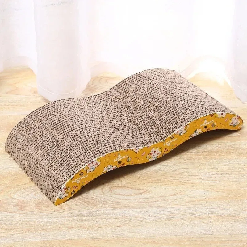 Cat Scratcher Corrugated Cardboard Scratch Board for Claws Sofa Bed — image 2