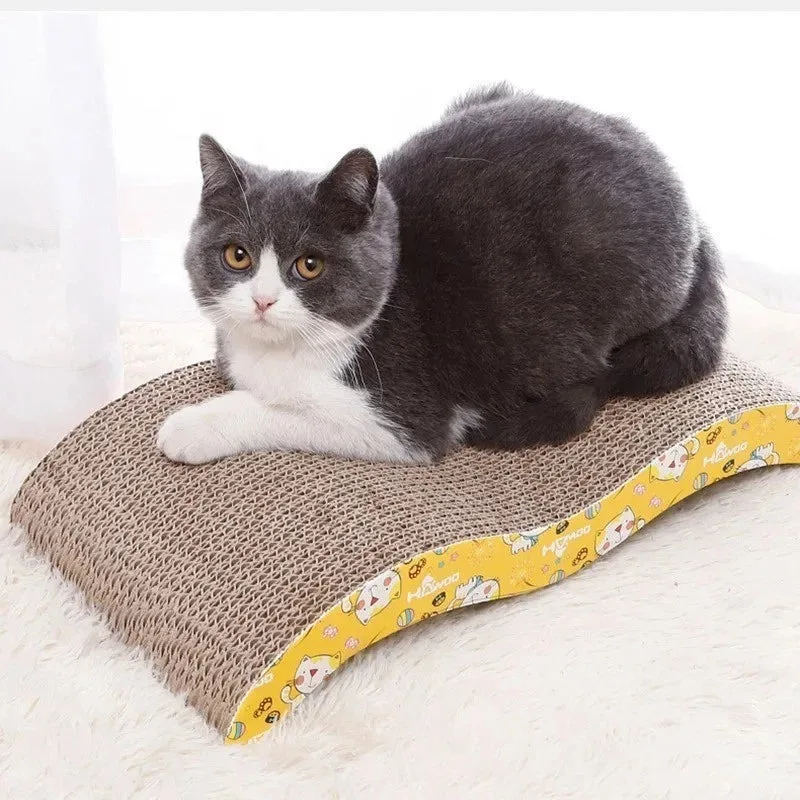 Cat Scratcher Corrugated Cardboard Scratch Board for Claws Sofa Bed — image 5