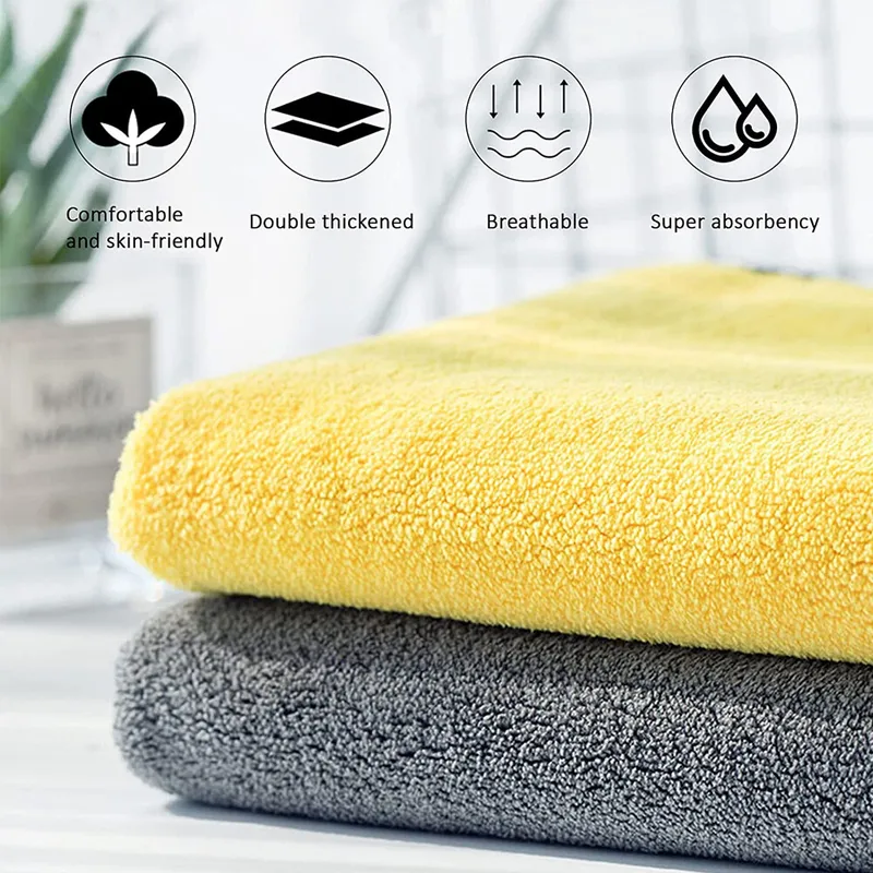 6X Car Cleaning Towels Drying Wash Cloth Microfibre Super Absorbent Polishing — image 3