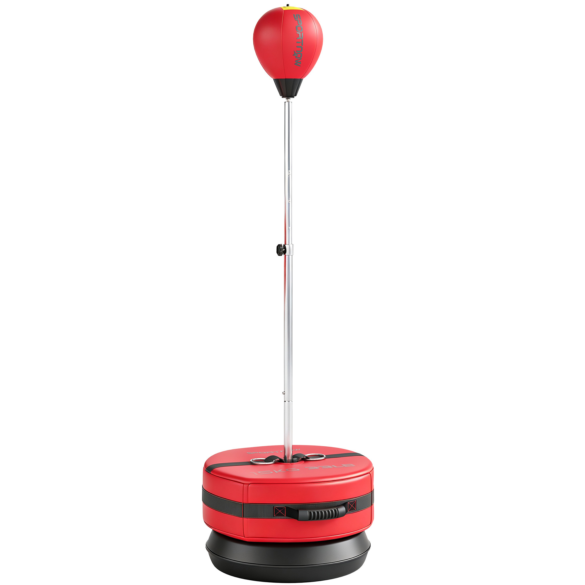 Boxsack With Stand, 125-145 Cm Height Adjustable Box Set, Freestanding Speedball With Gloves And Air Pump — 1