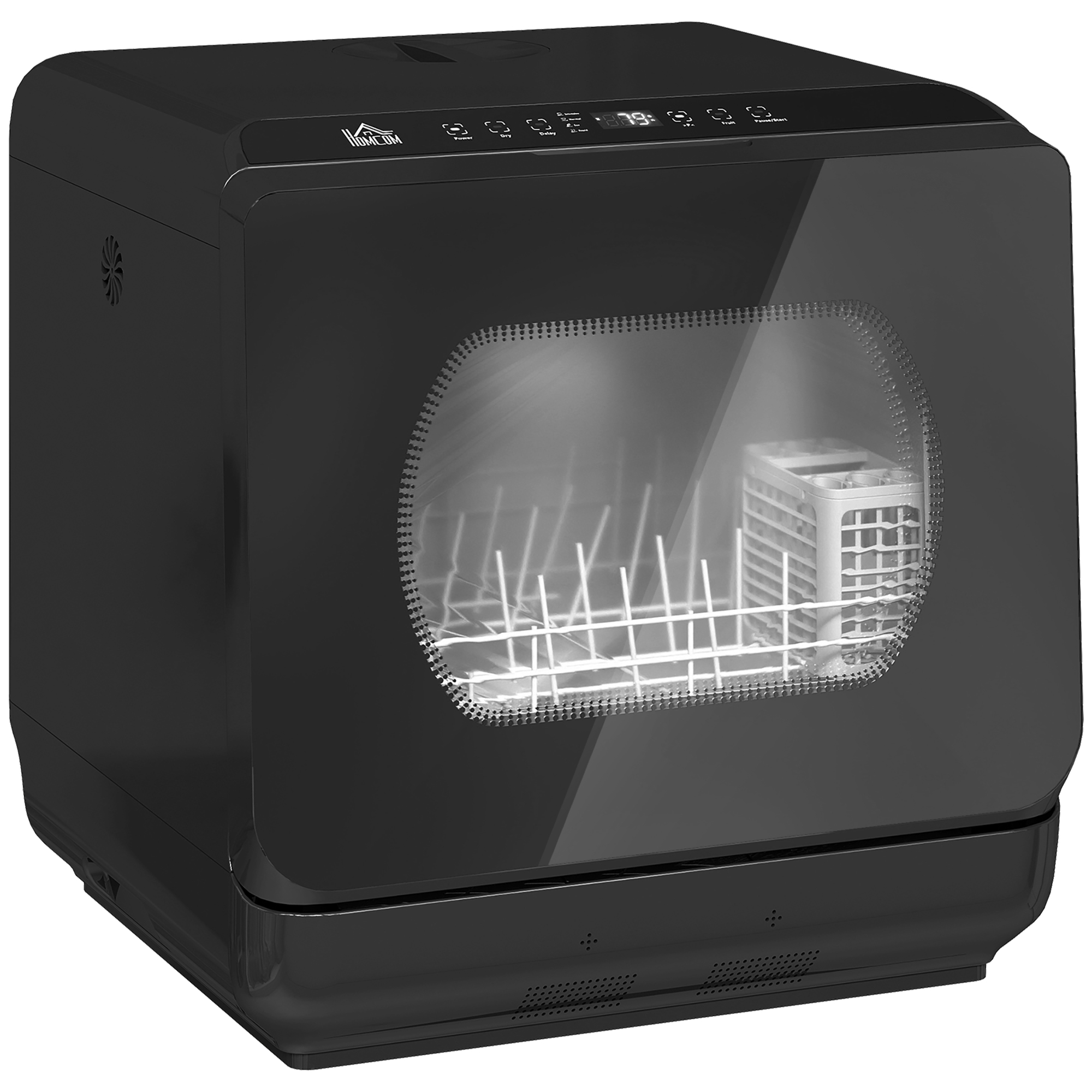 Table Top Dishwasher With Built-in 6L Water Tank,Mini Countertop 6 Programs,4 — image 3