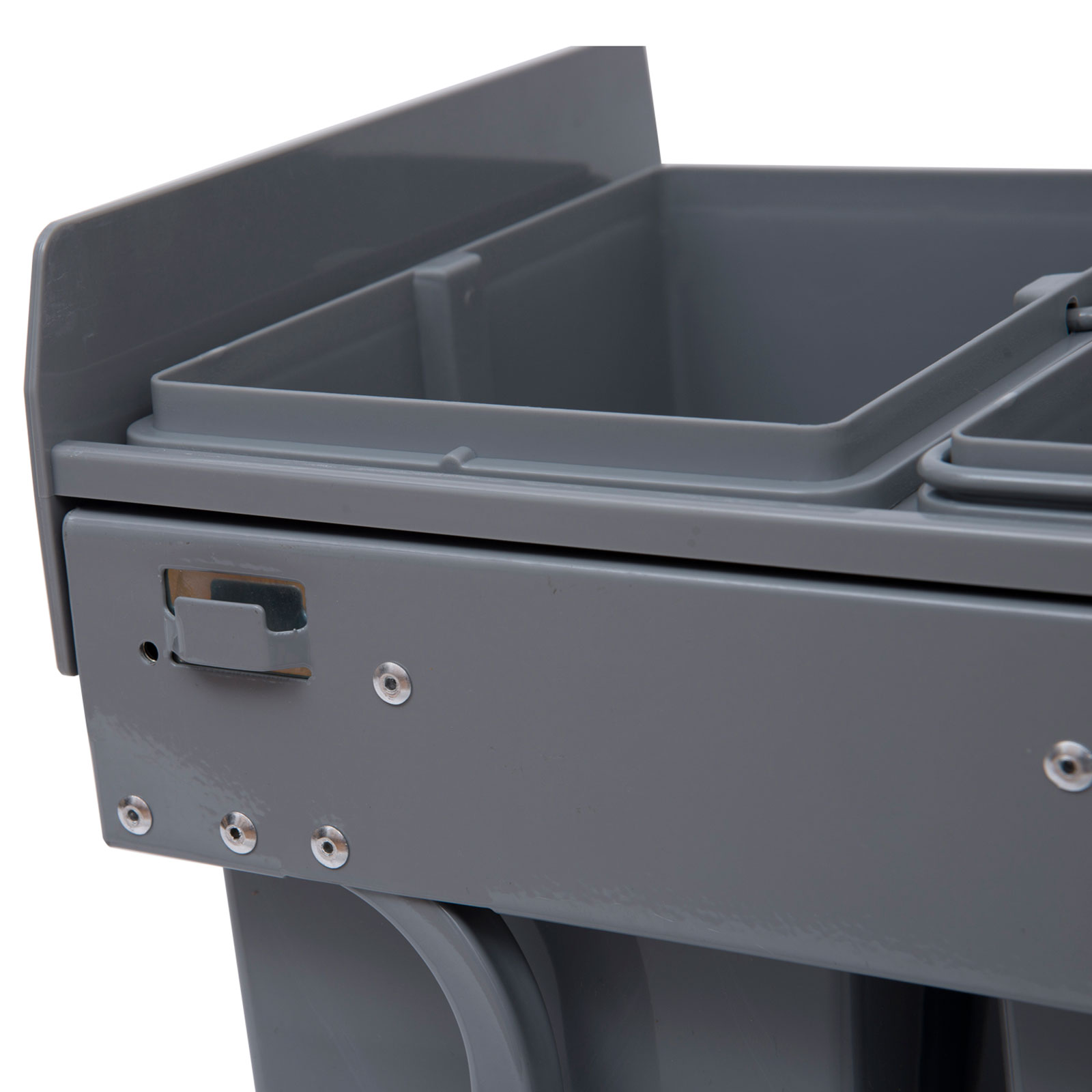 Pull Out Bin With Soft Close And Handle,Kitchen Under Sink 3 Removable