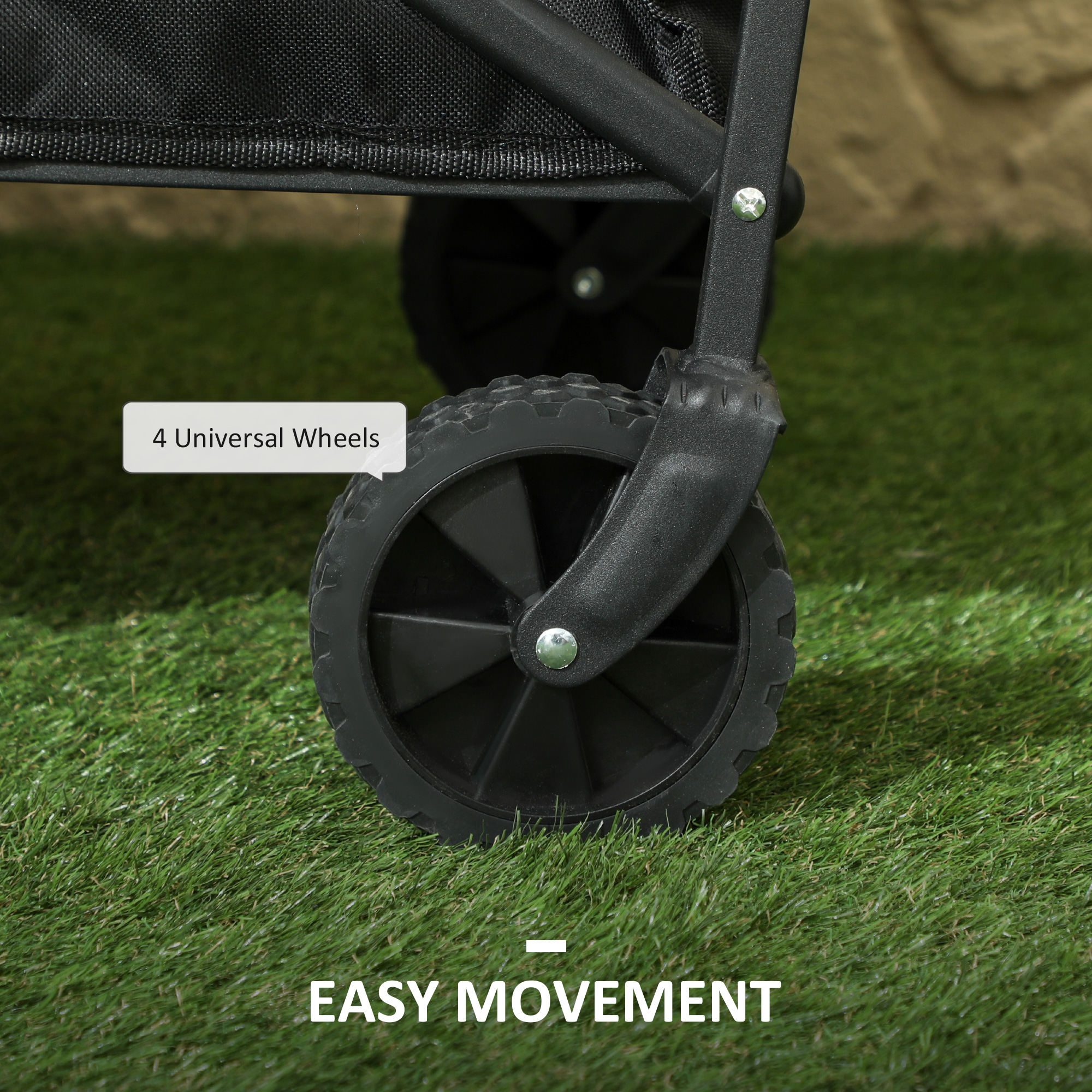 62L Festival Trolley On Wheels,Garden Folding Trolley