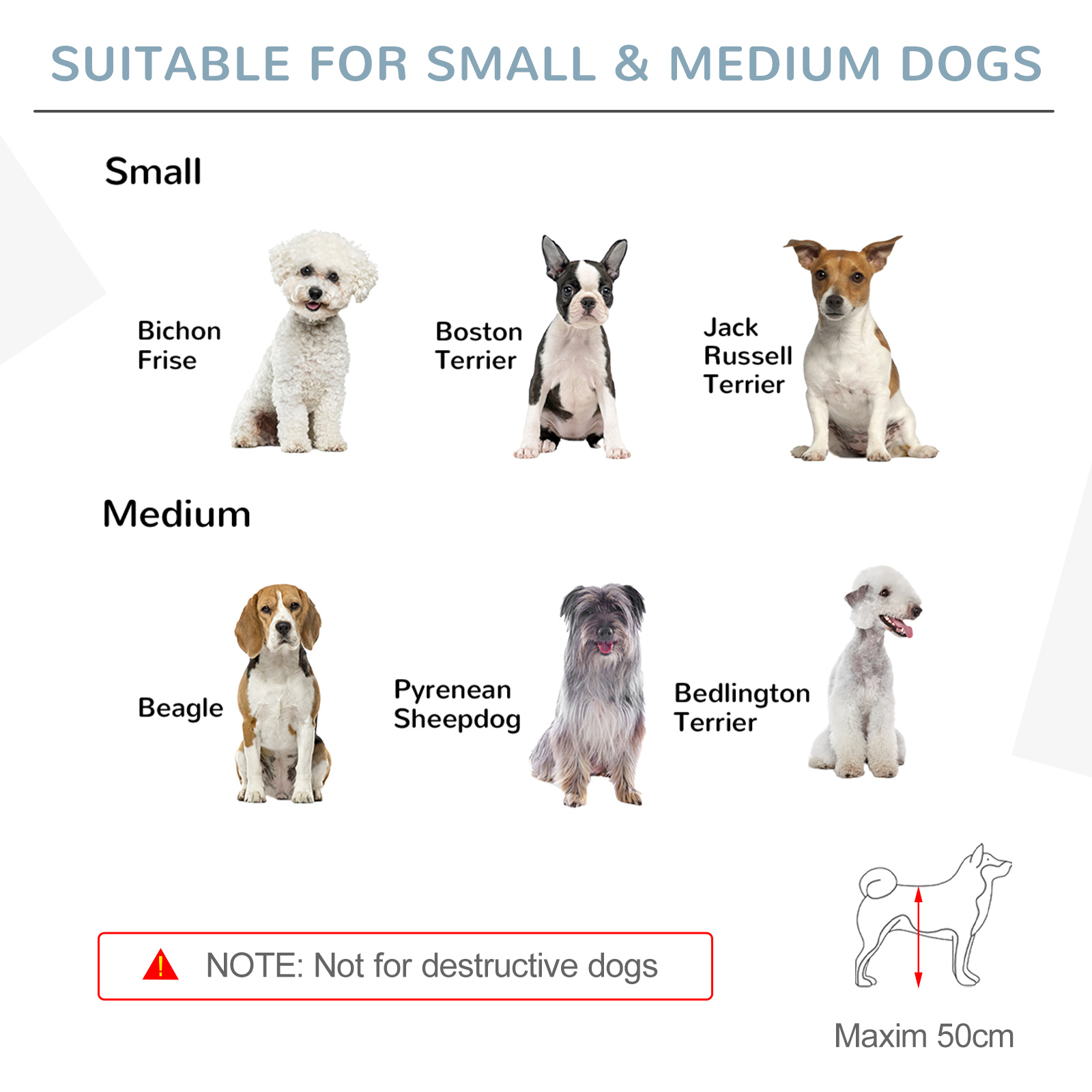 Pet Gate Wooden Foldable Dog Safety Barrier W/ 4 Panels For Small And Medium — image 3