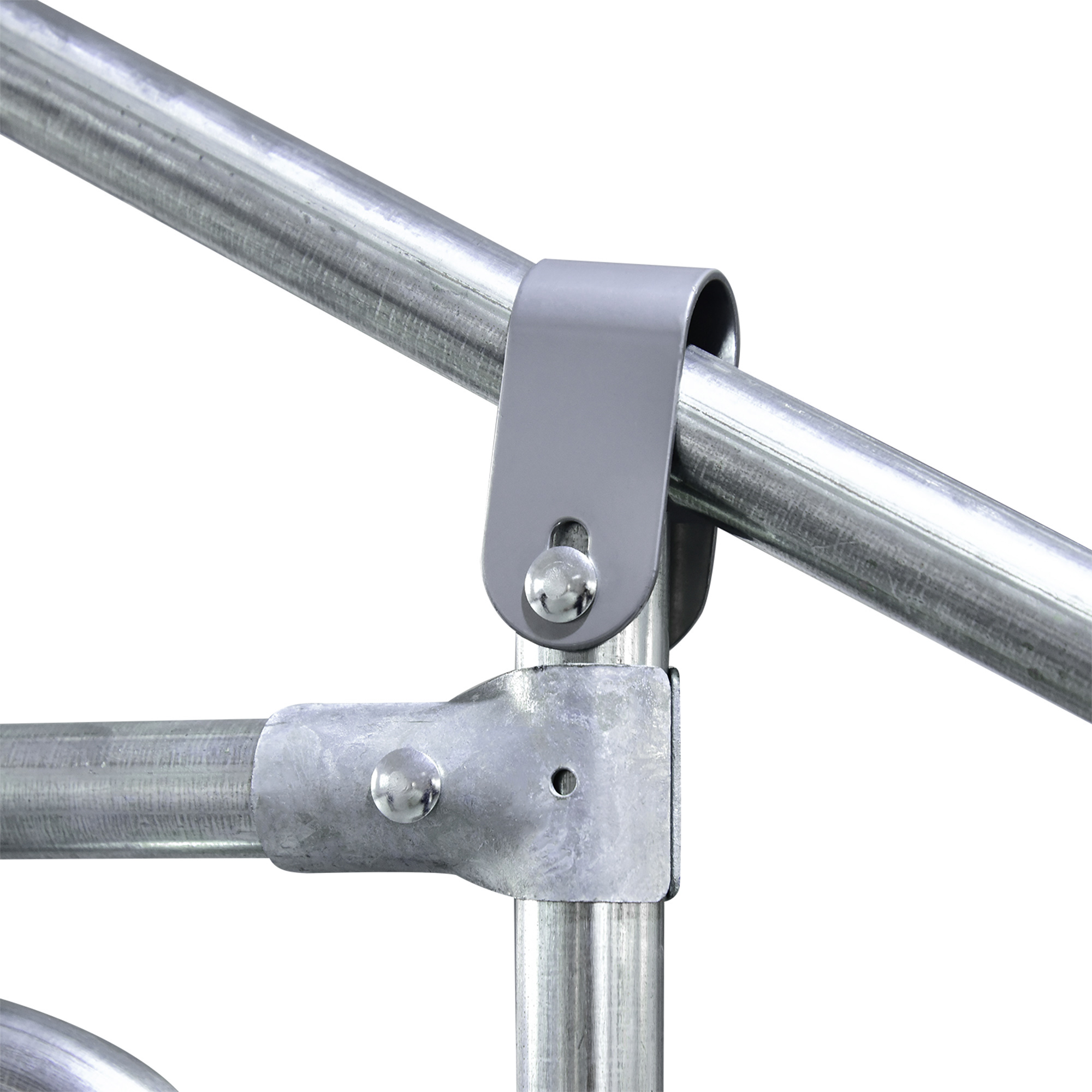 Galvanised Walk In Chicken Run Cover 6 X 3 X 2m Silver