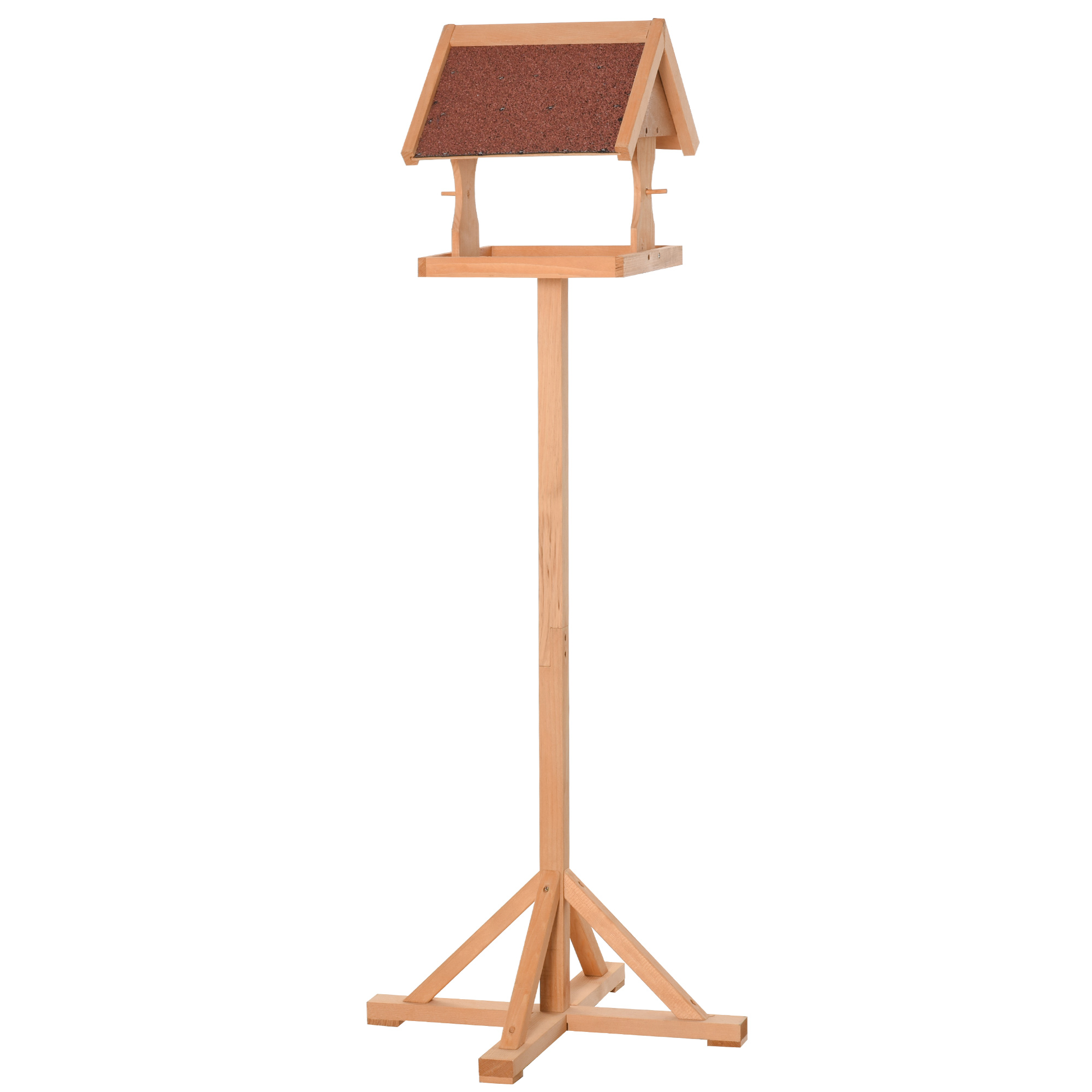 Wooden Bird Table Wild Bird Feeding Station Freestanding