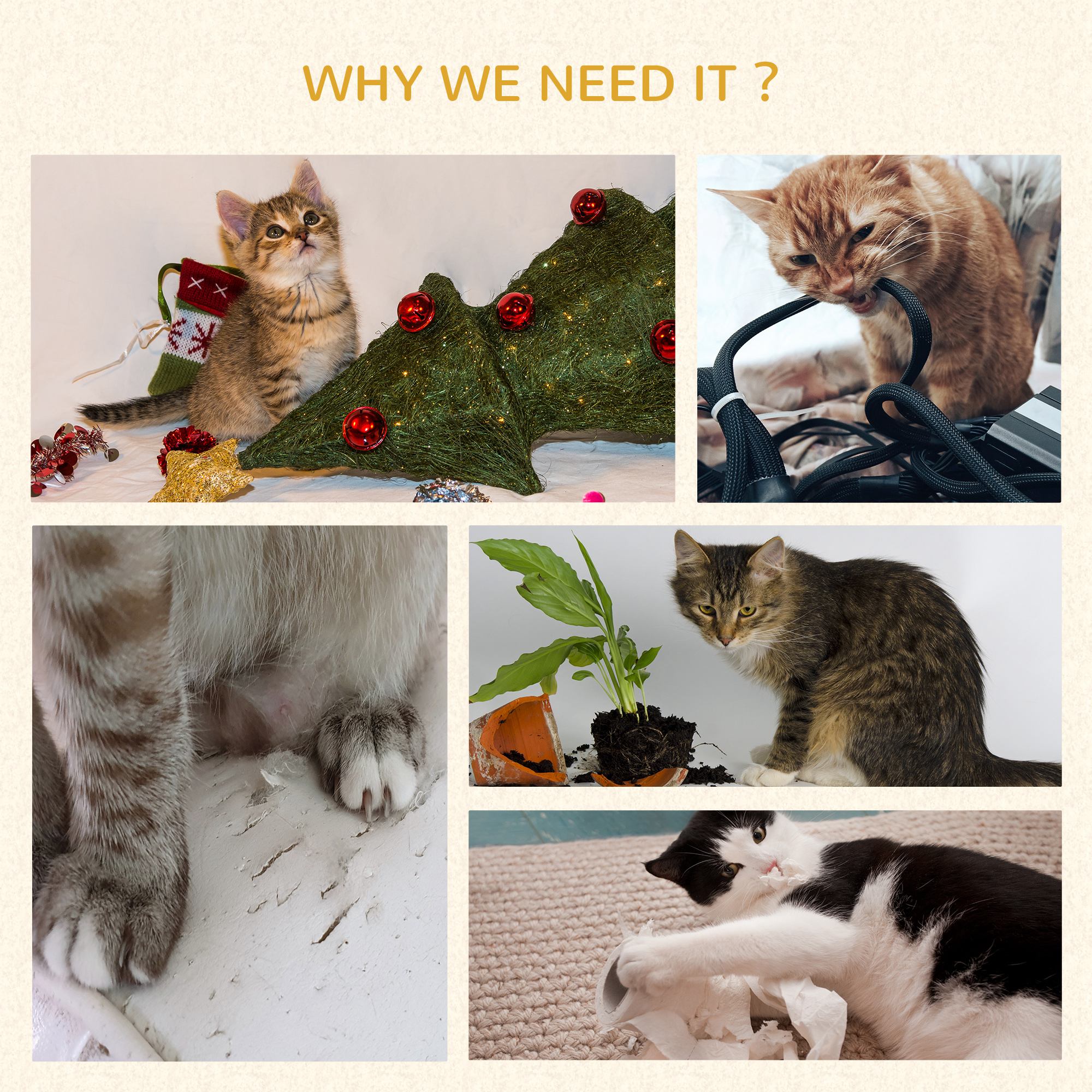 104 Cm Cat Tree,Cat Condo Tree Tower,Cat Activity Centre With Scratching