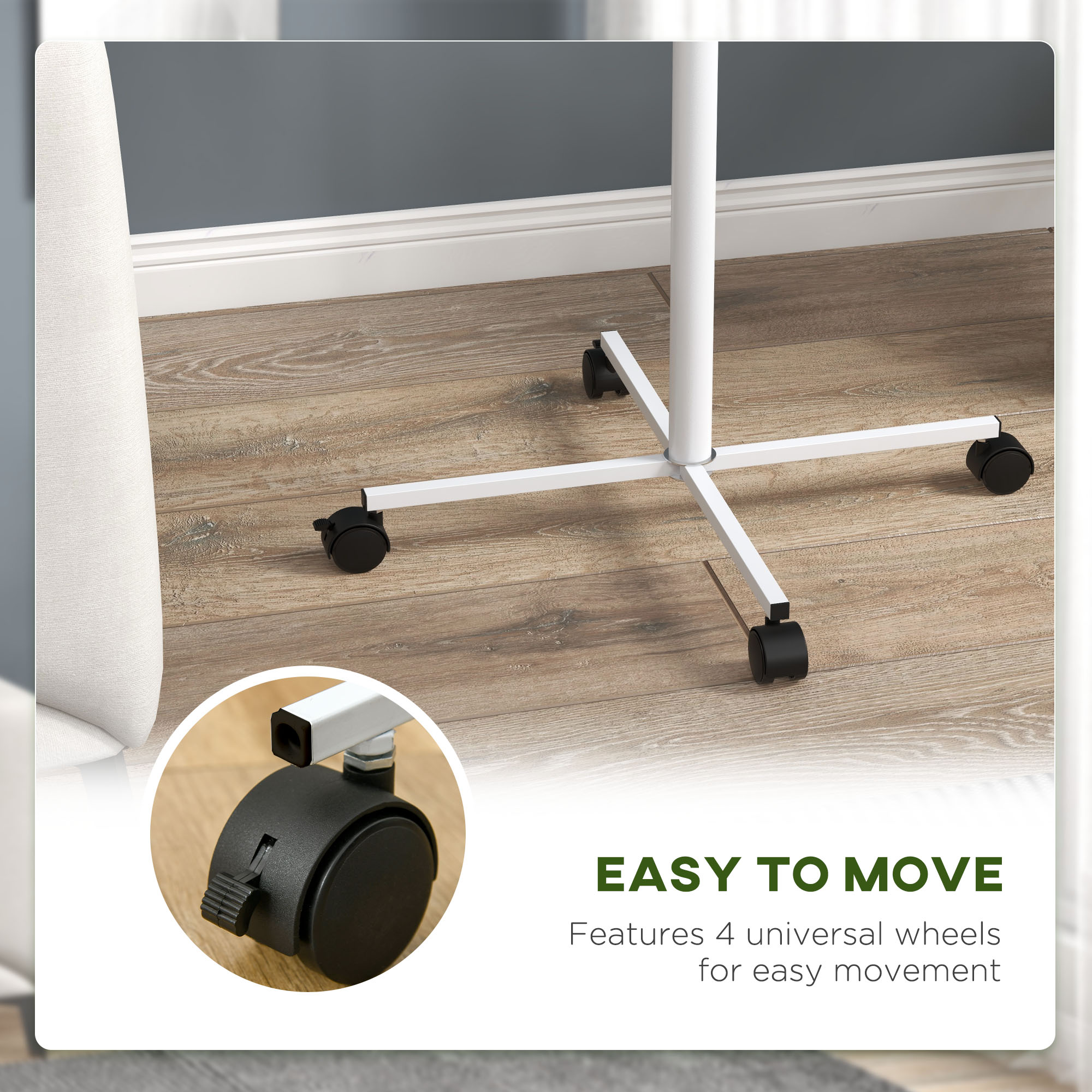 Bird Stand With Four Wheels,Perches,Stainless Steel Feed Bowls,Round Tray,for — image 3