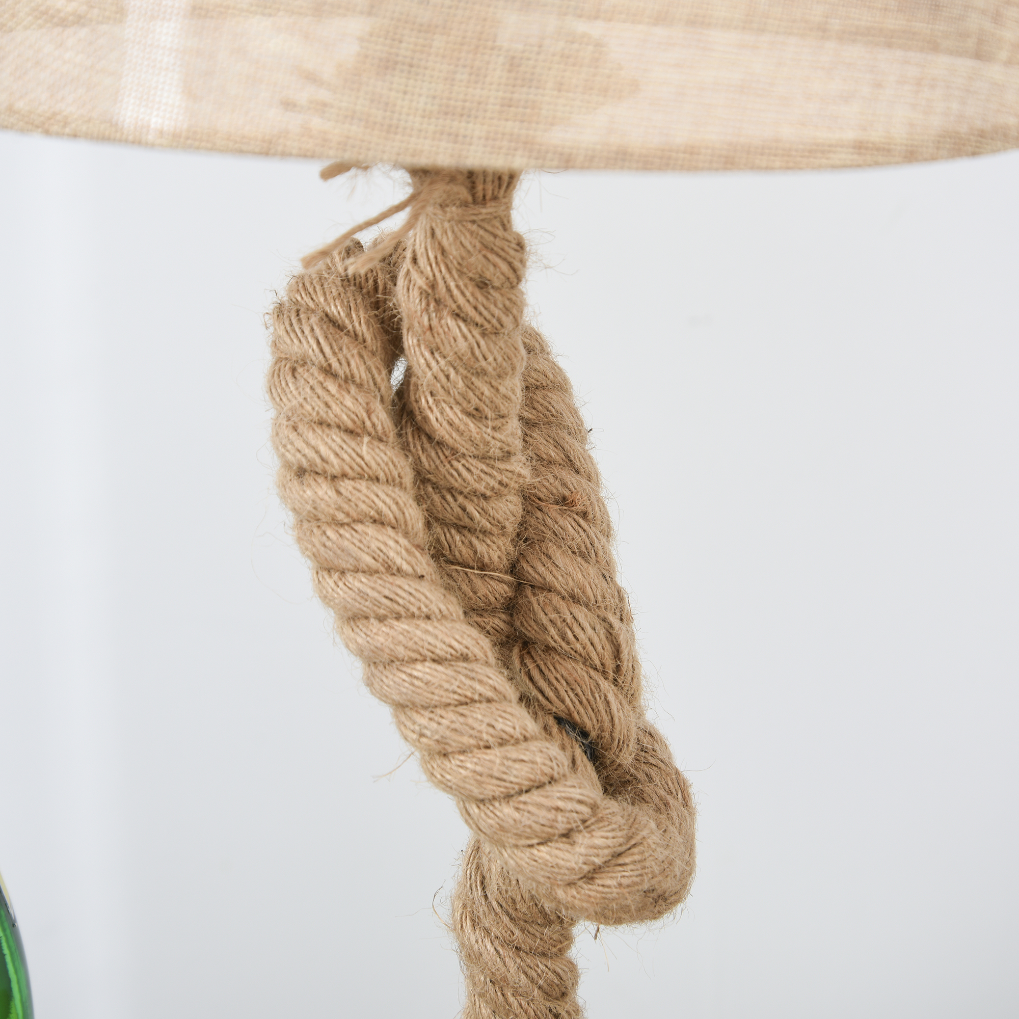 Nautical Style Table Lamp With Fabric Lampshade Metal Frame Power Switch,48cm — image 5