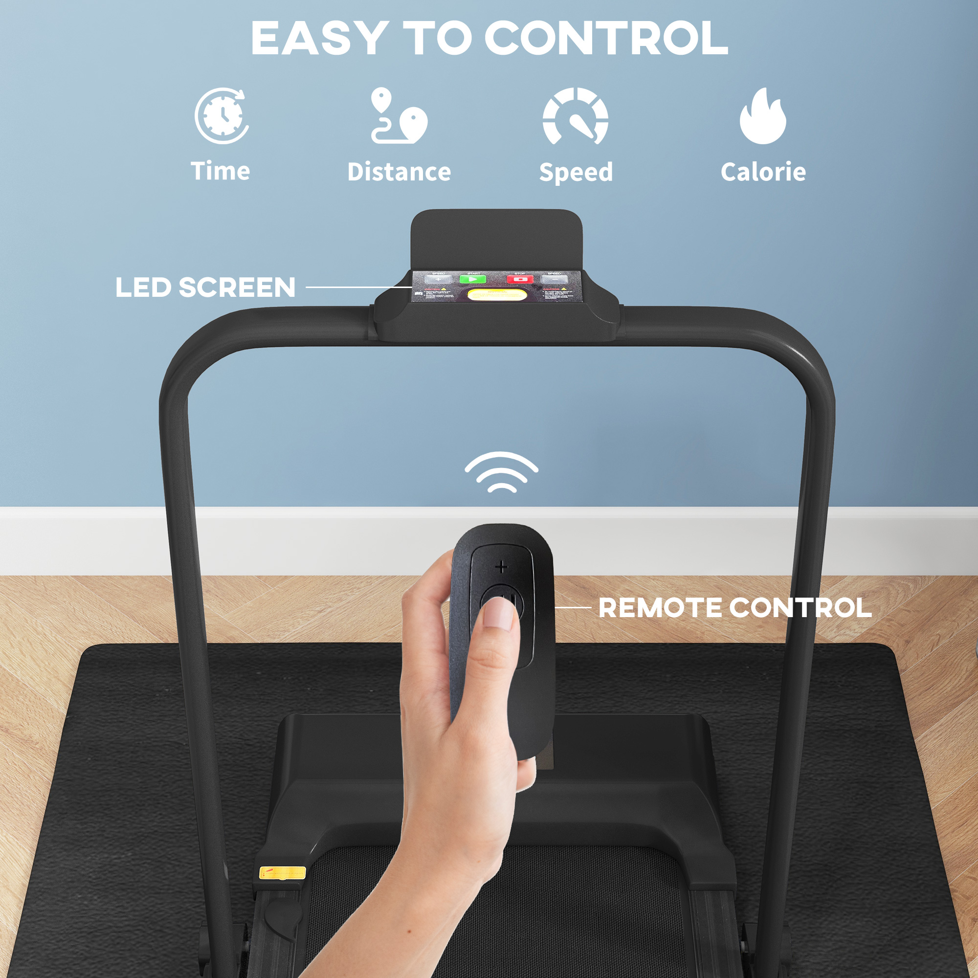 2.5HP Walking Pad Treadmill,Folding Under Desk Treadmill,Walking