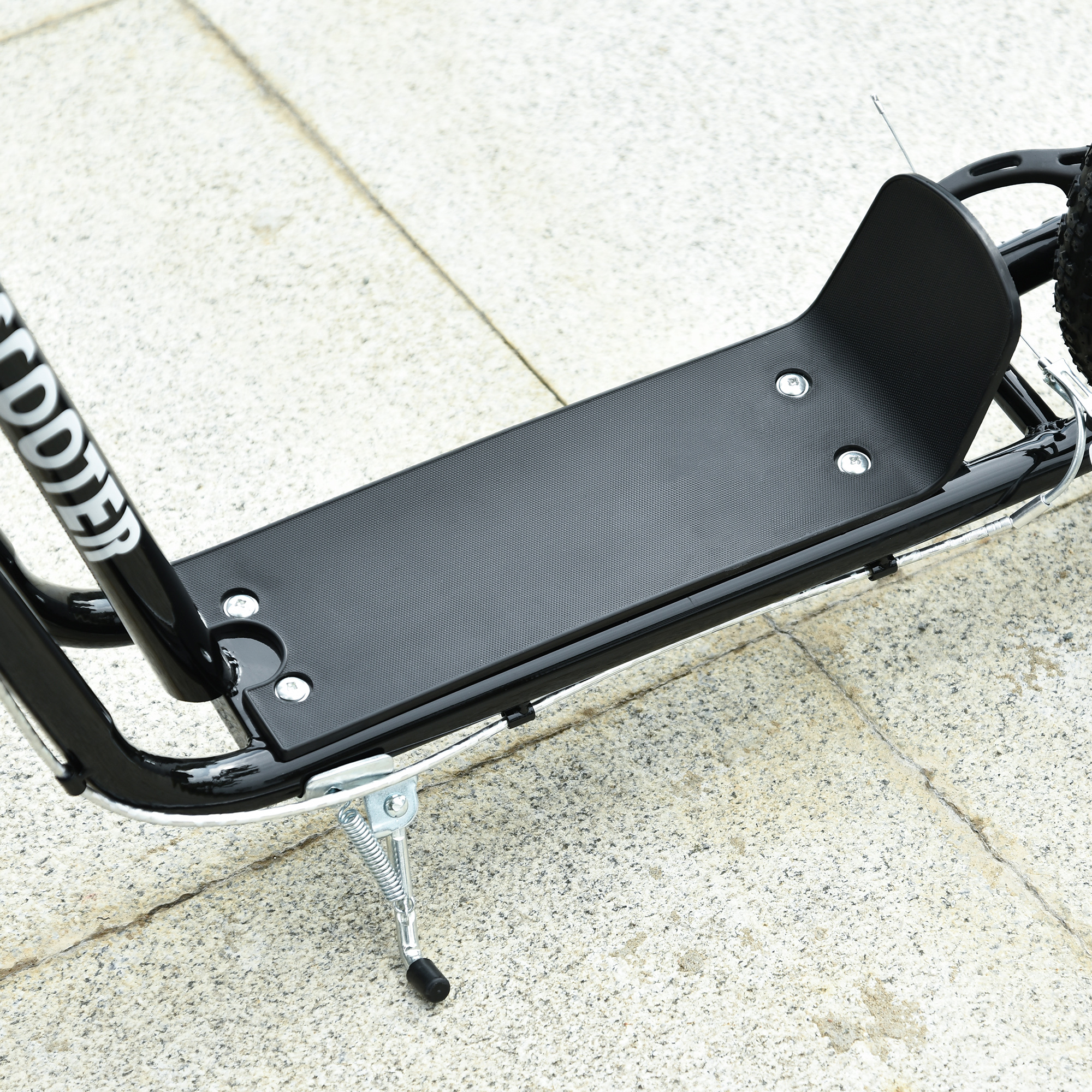 Teen Kick Scooter With Adjustable Handlebar,Inflatable Wheels,Two Brakes,Black — image 5