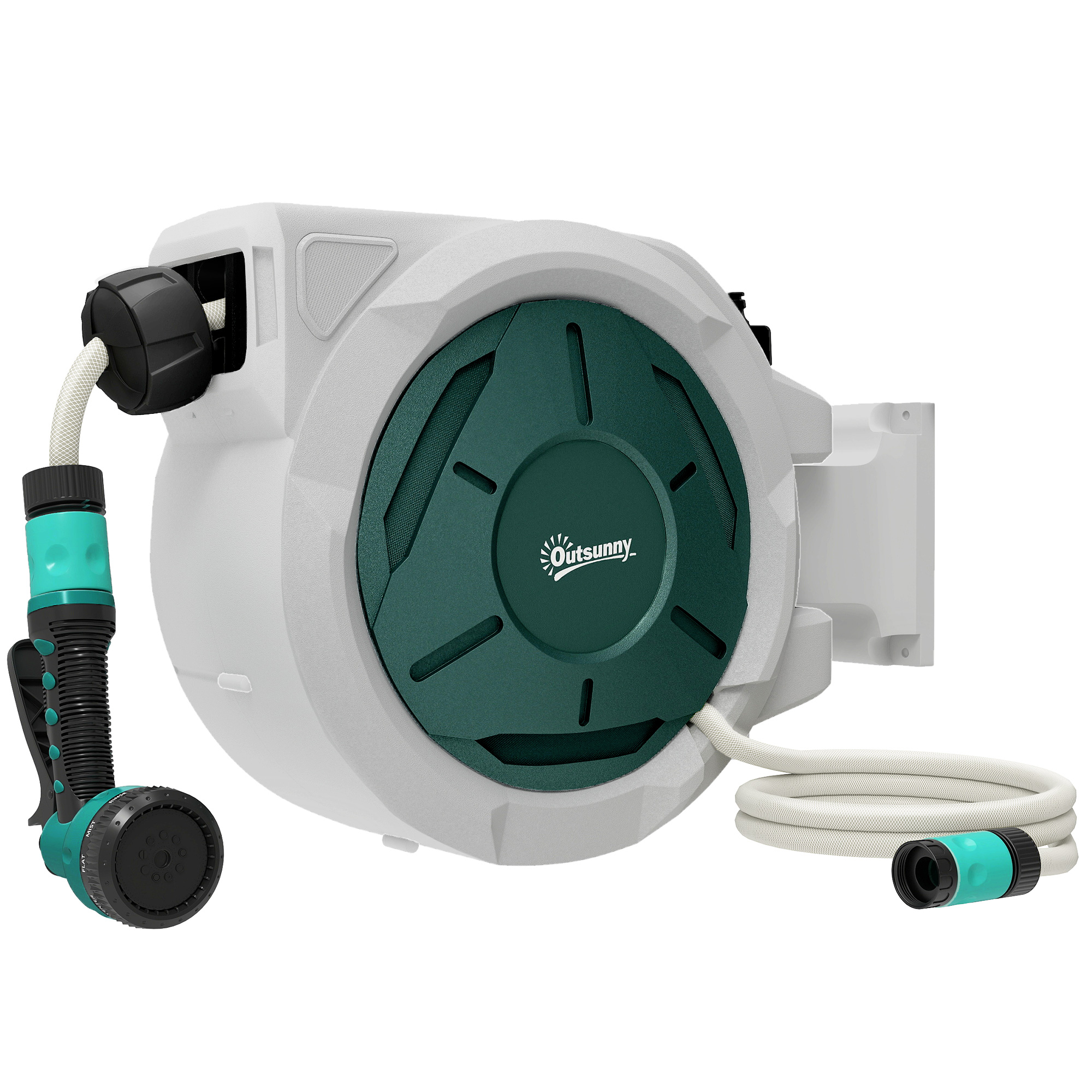 Retractable Hose Reel Wall Mounted,30+2m Garden Pipe With Lock,Auto Rewind,7 — image 5