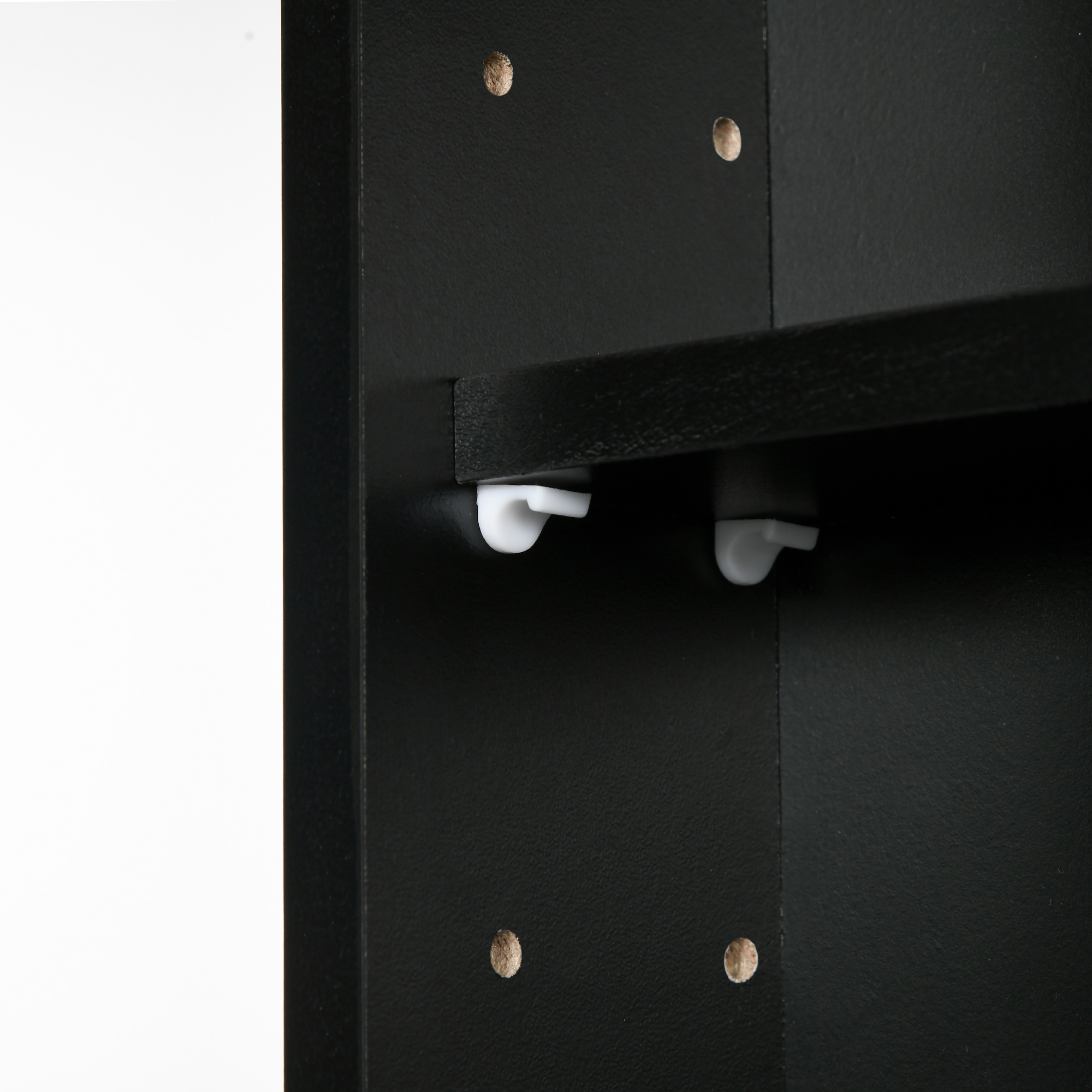 5-Tier Wall Display Shelf Unit Cabinet W/ 4 Adjustable