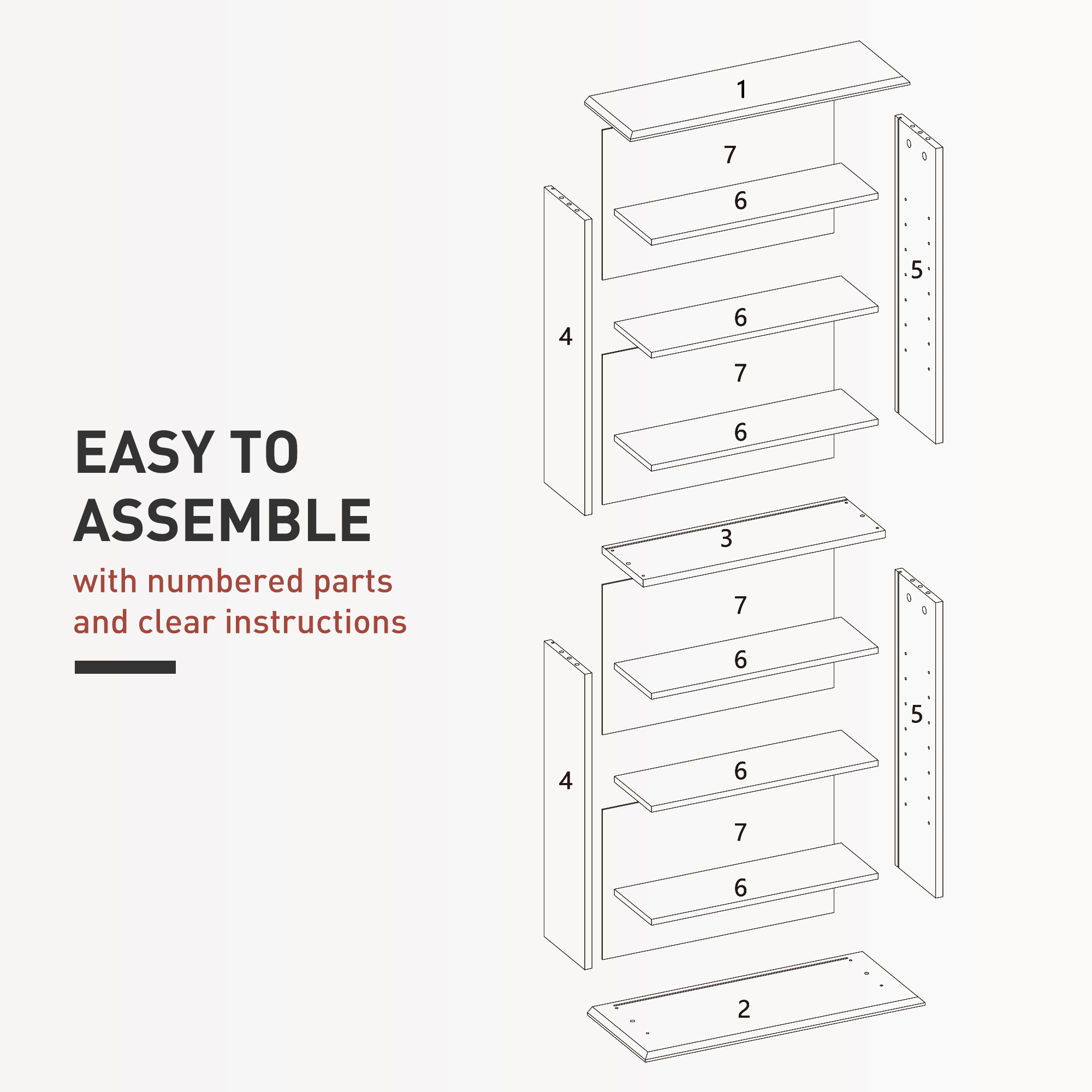 360 CD Storage Unit-White