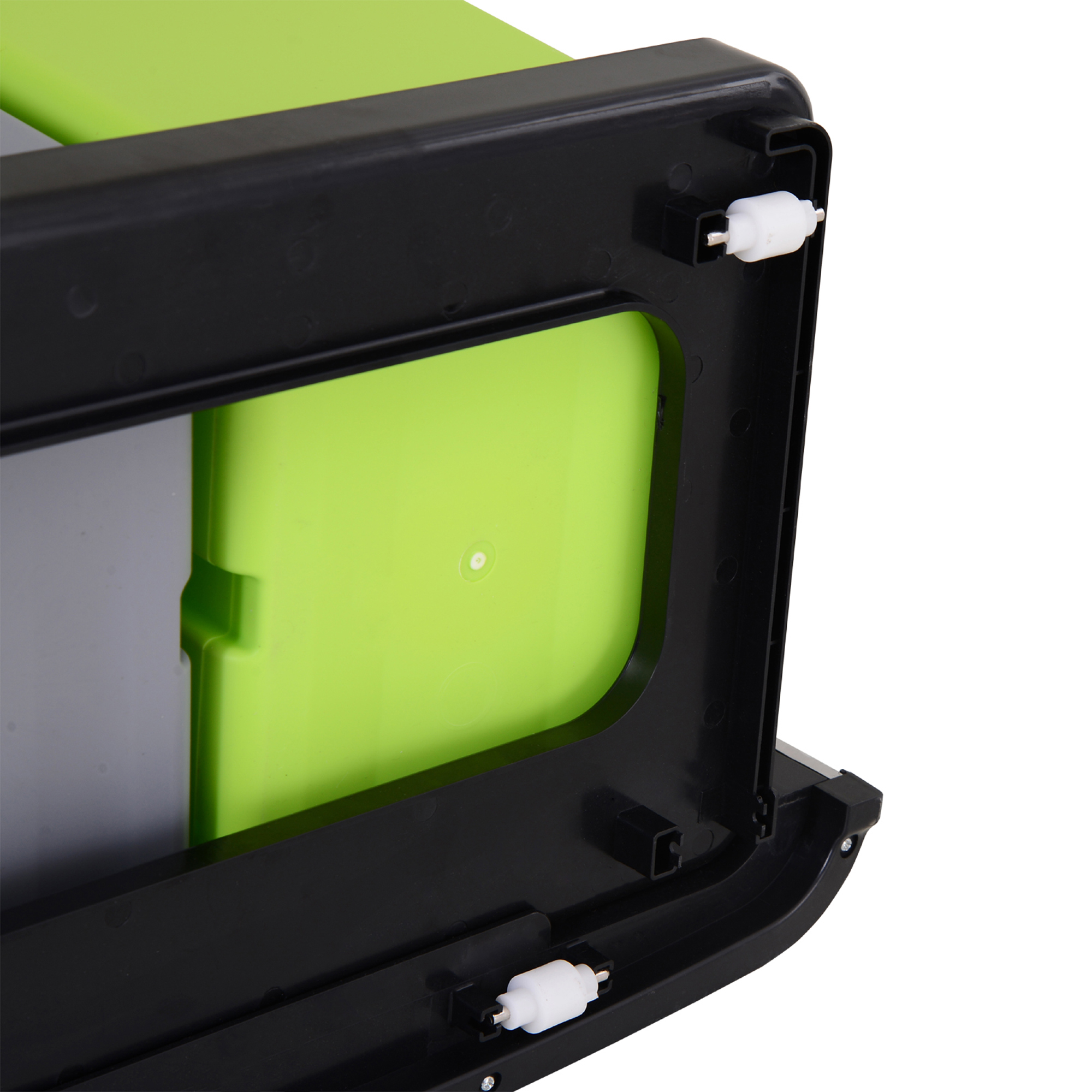 72L Recycling Sensor Bin Stainless Steel 3 Compartments For Both Wet/Dry Waste — image 5
