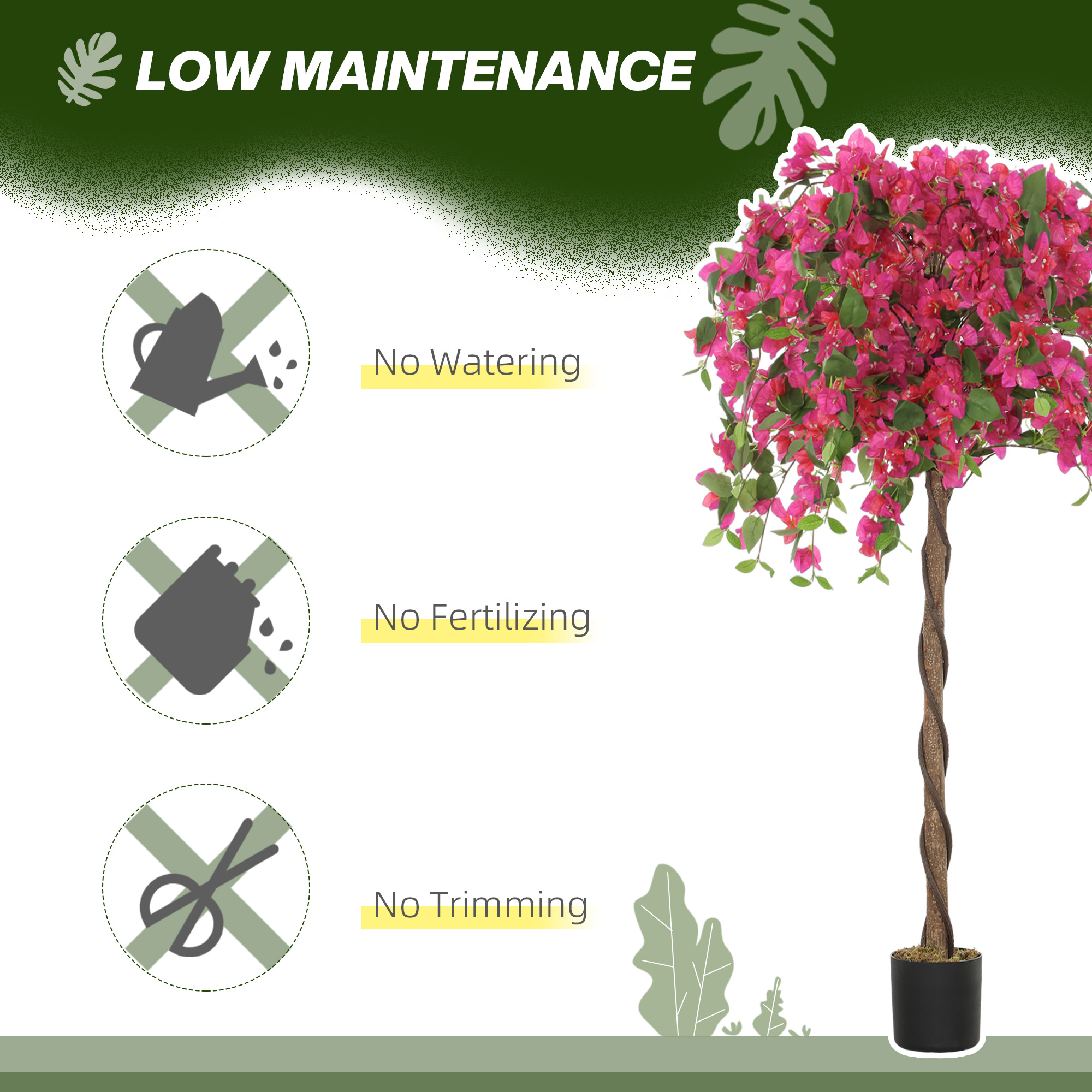 Artificial plants murraya,120 cm artificial blossom,fake