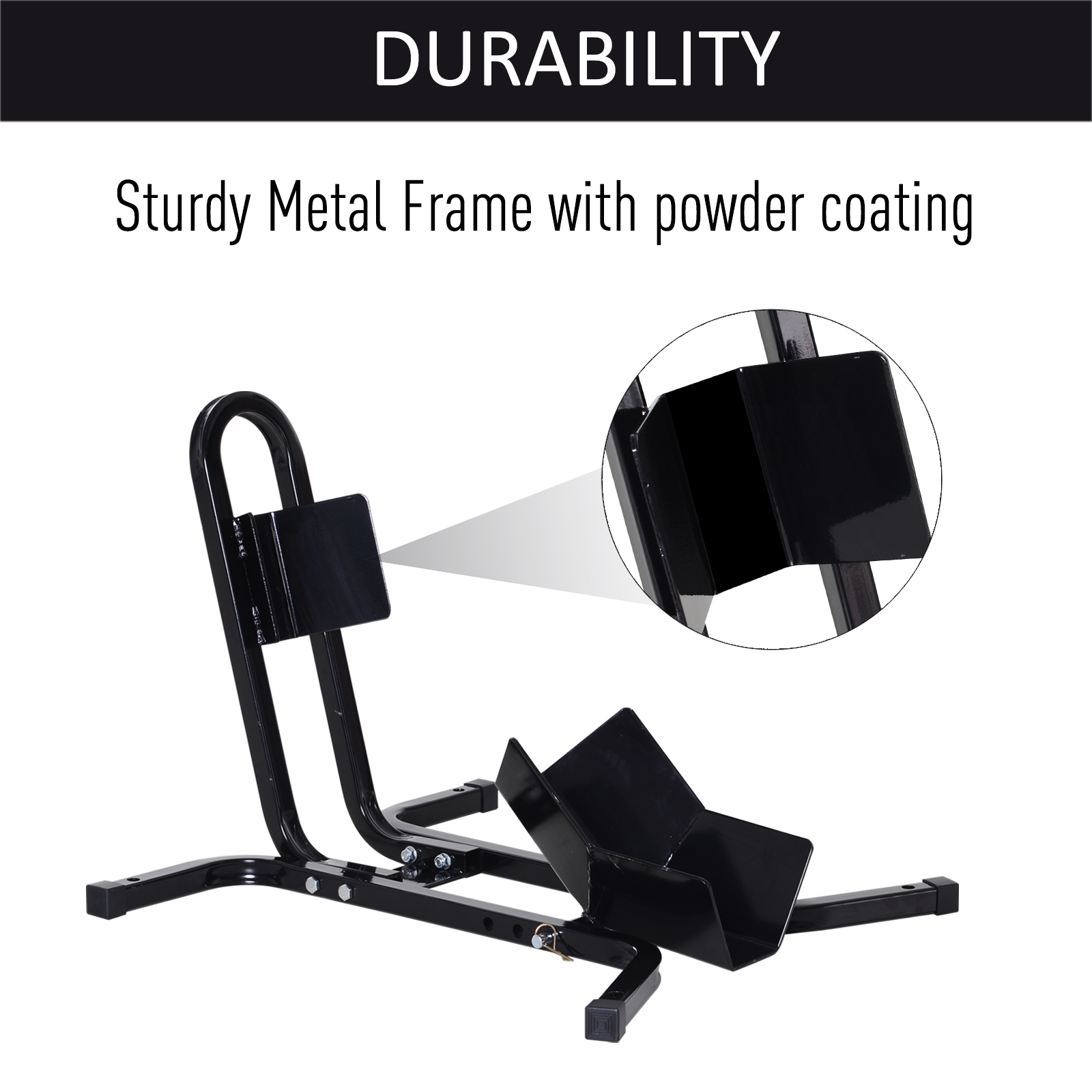 Metal Motorcycle Motorbike Wheel Chock Locking Stand System