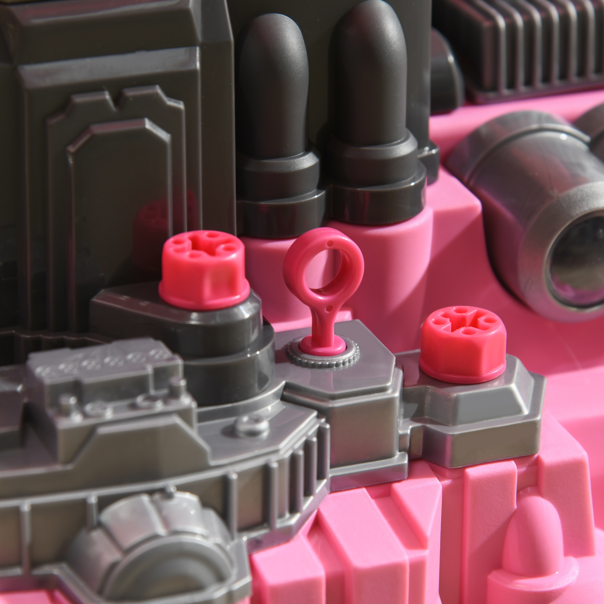 Kids Truck Engine Toy Set,with Horn,Light,Car Key,for Ages 3-5 Years-Pink — image 3
