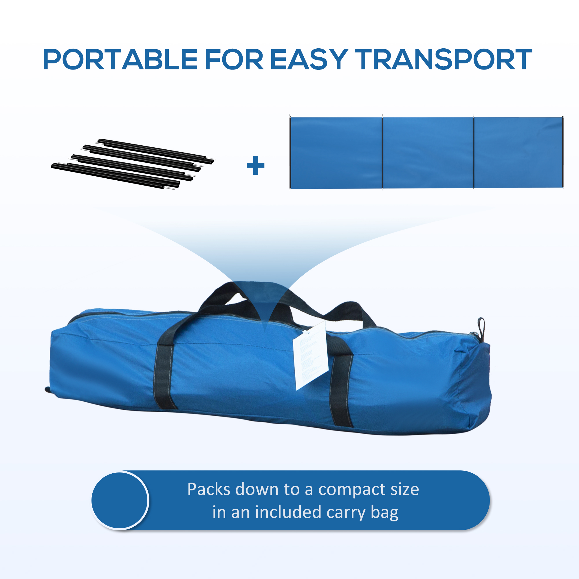 4 Pole Camping Windbreaks,Beach Wind Shield Shelter