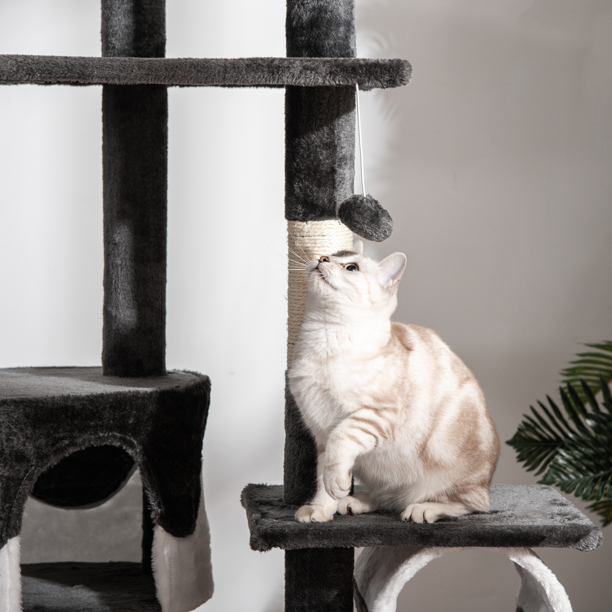 Floor-to-Ceiling Cat Tree For Indoor Cats,240-260cm