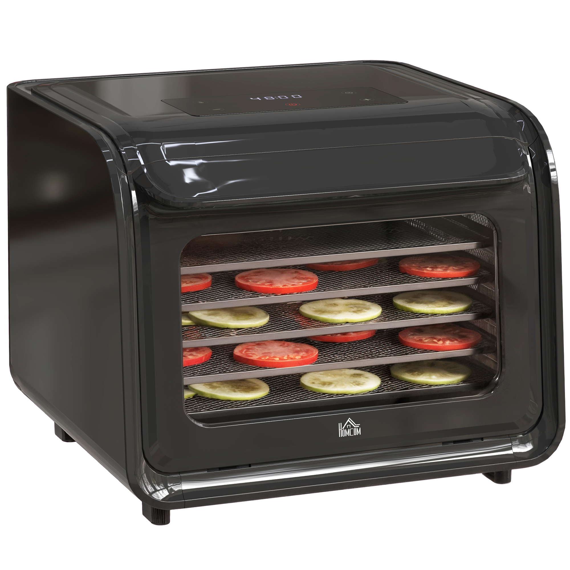 35-70â°c six-tray food dehydrator-black