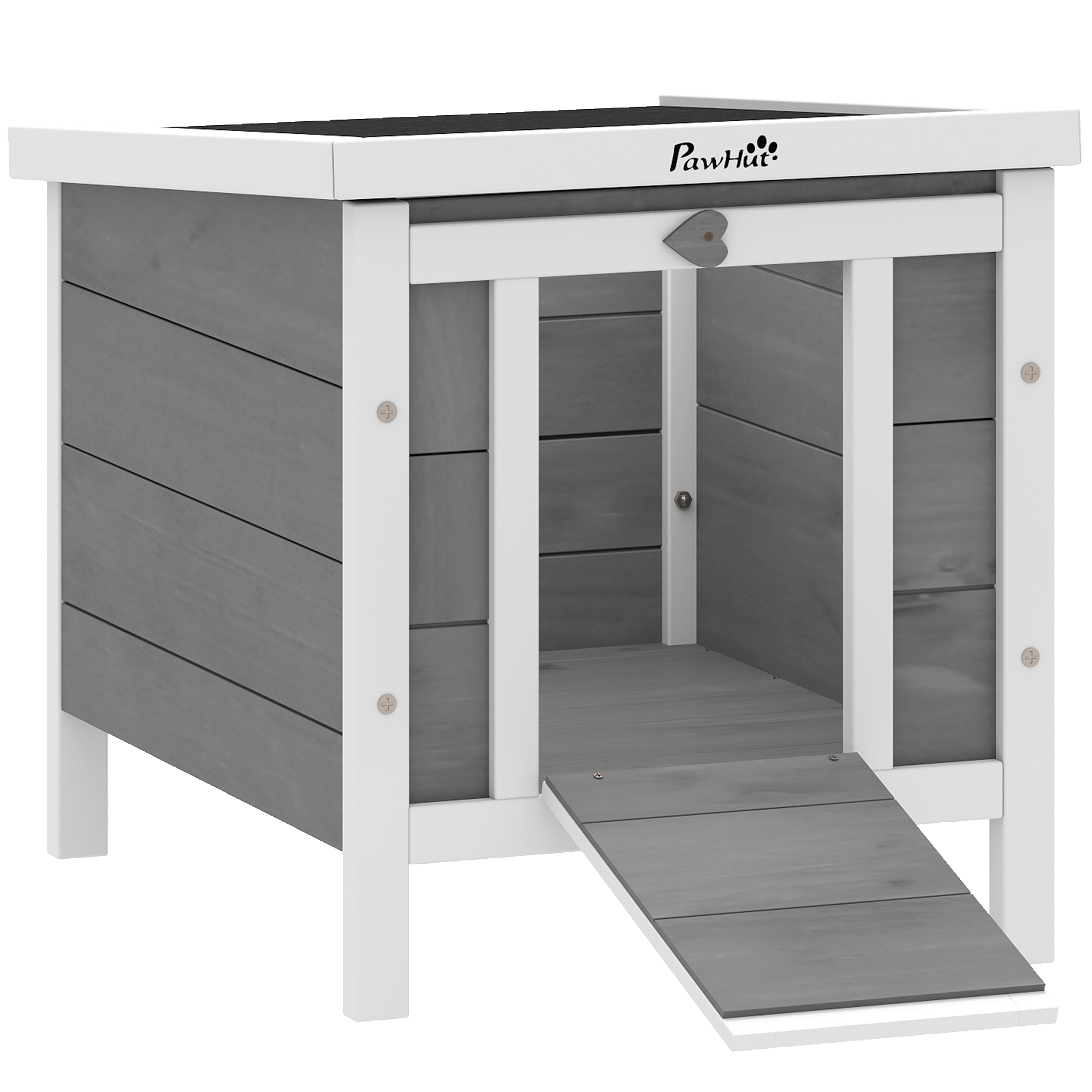 Wooden Rabbit Hutch Outdoor,Guinea Pig Hutch,Rabbit Hideaway,Cat House,Bunny — image 2