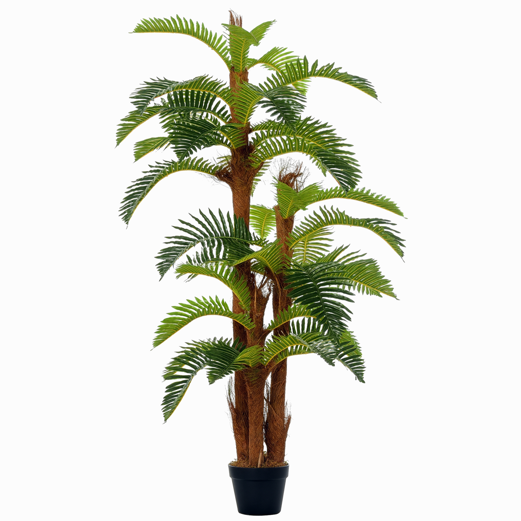 Artificial Plant Tropical Fern In Pot,Fake Plants For Home Indoor — image 4