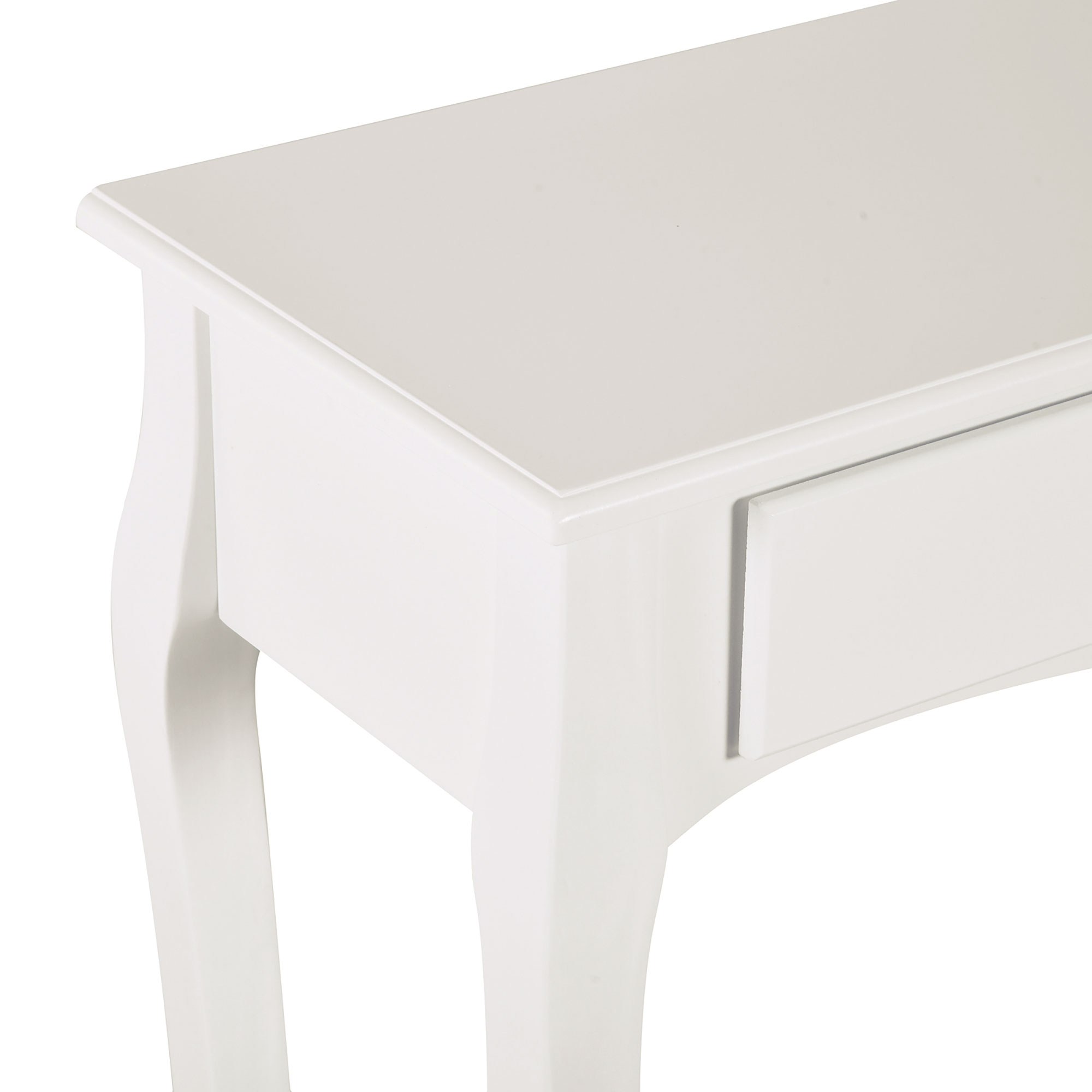 Console Table Modern Sofa Side Desk With Storage Shelves Drawers For Living