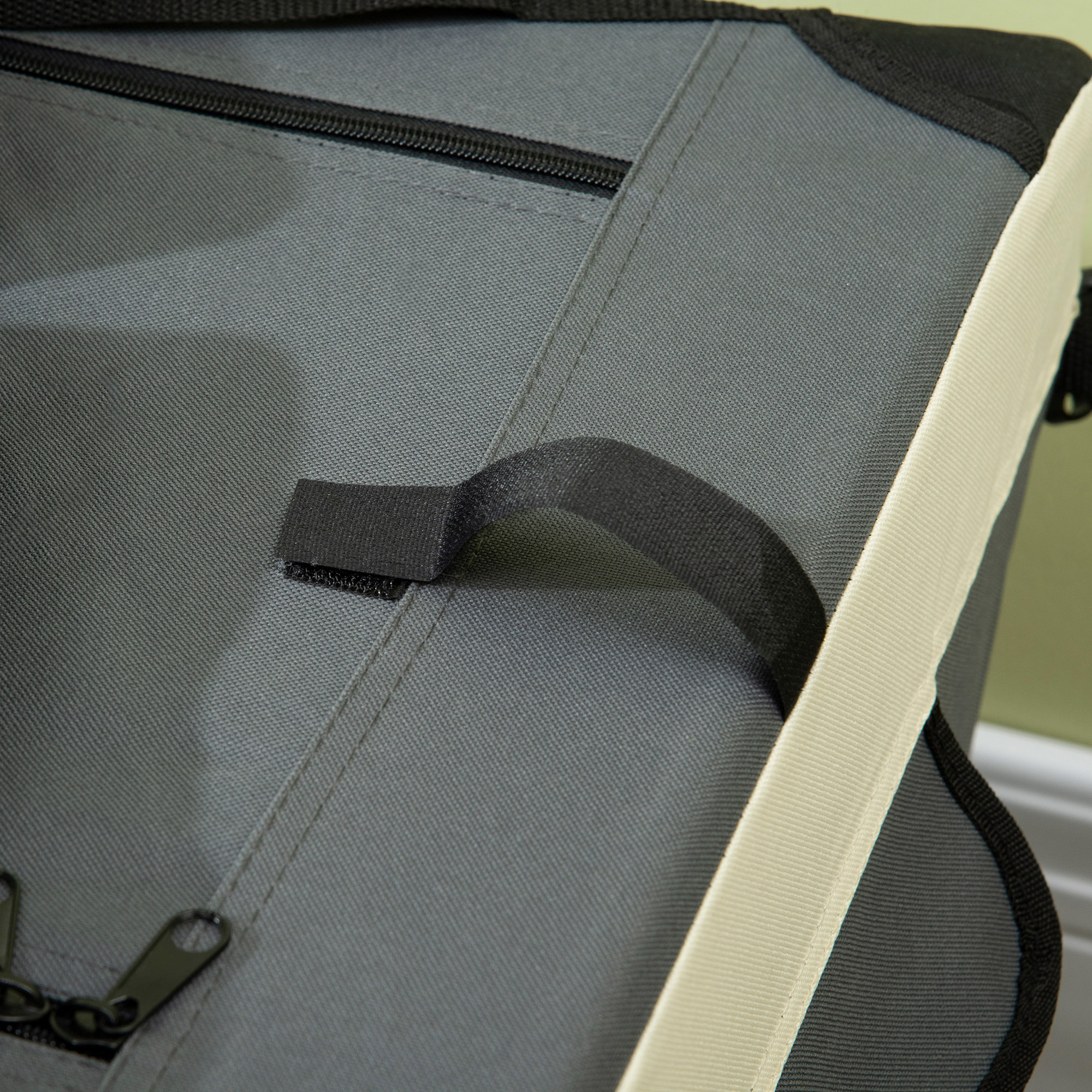70cm Foldable Pet Carrier,with Cushion,for Small Dogs And Cats-Grey