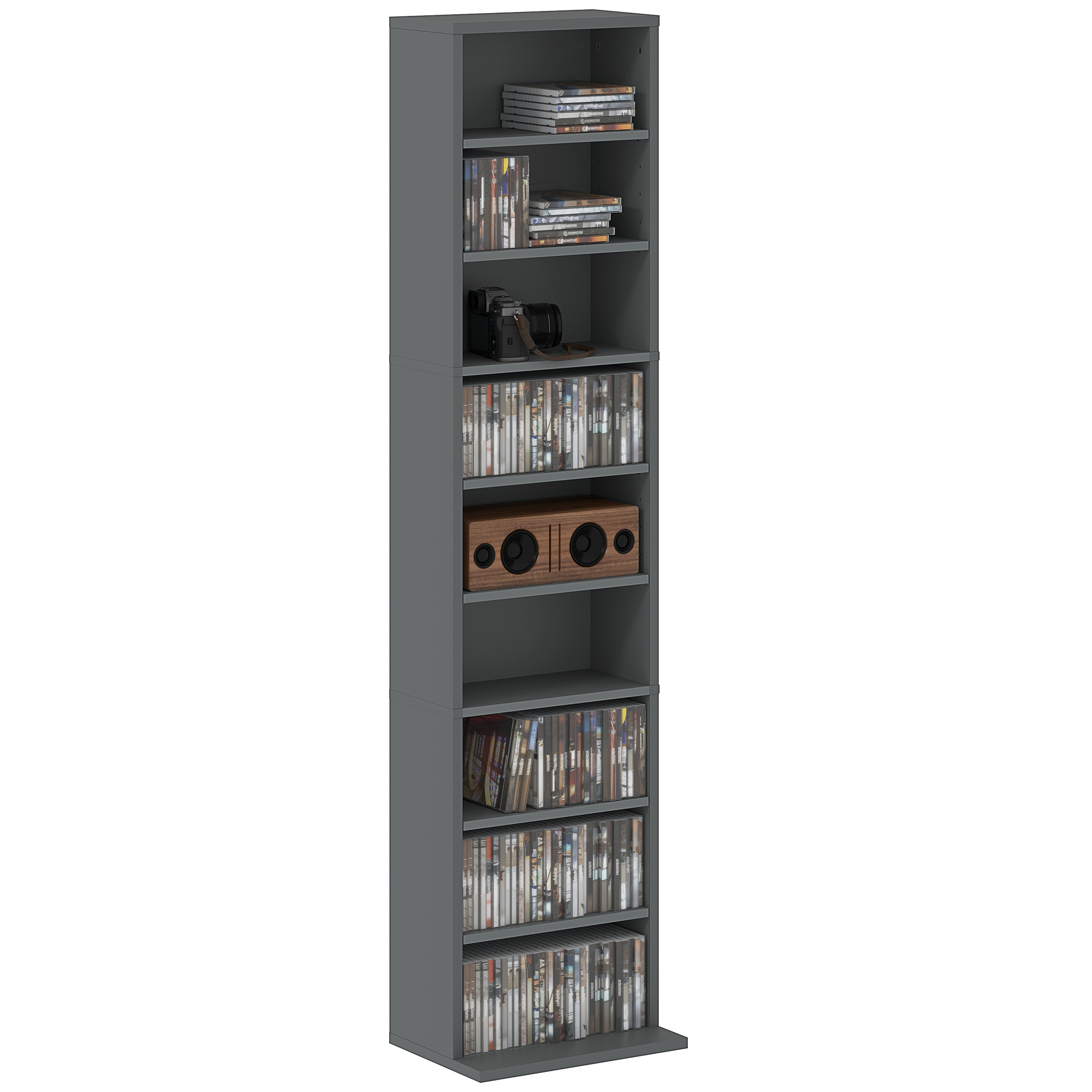 260 Narrow CD Storage Unit-Grey — image 4