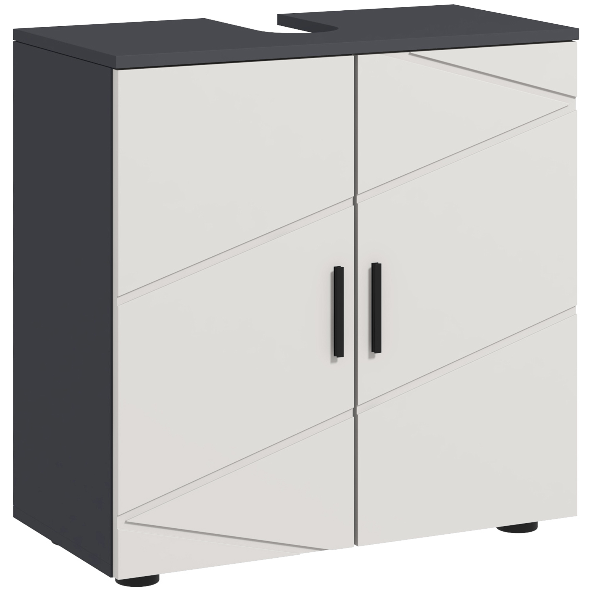 Under Sink Bathroom Cabinet,Bathroom Vanity Unit,Basin Storage Cupboard — image 4