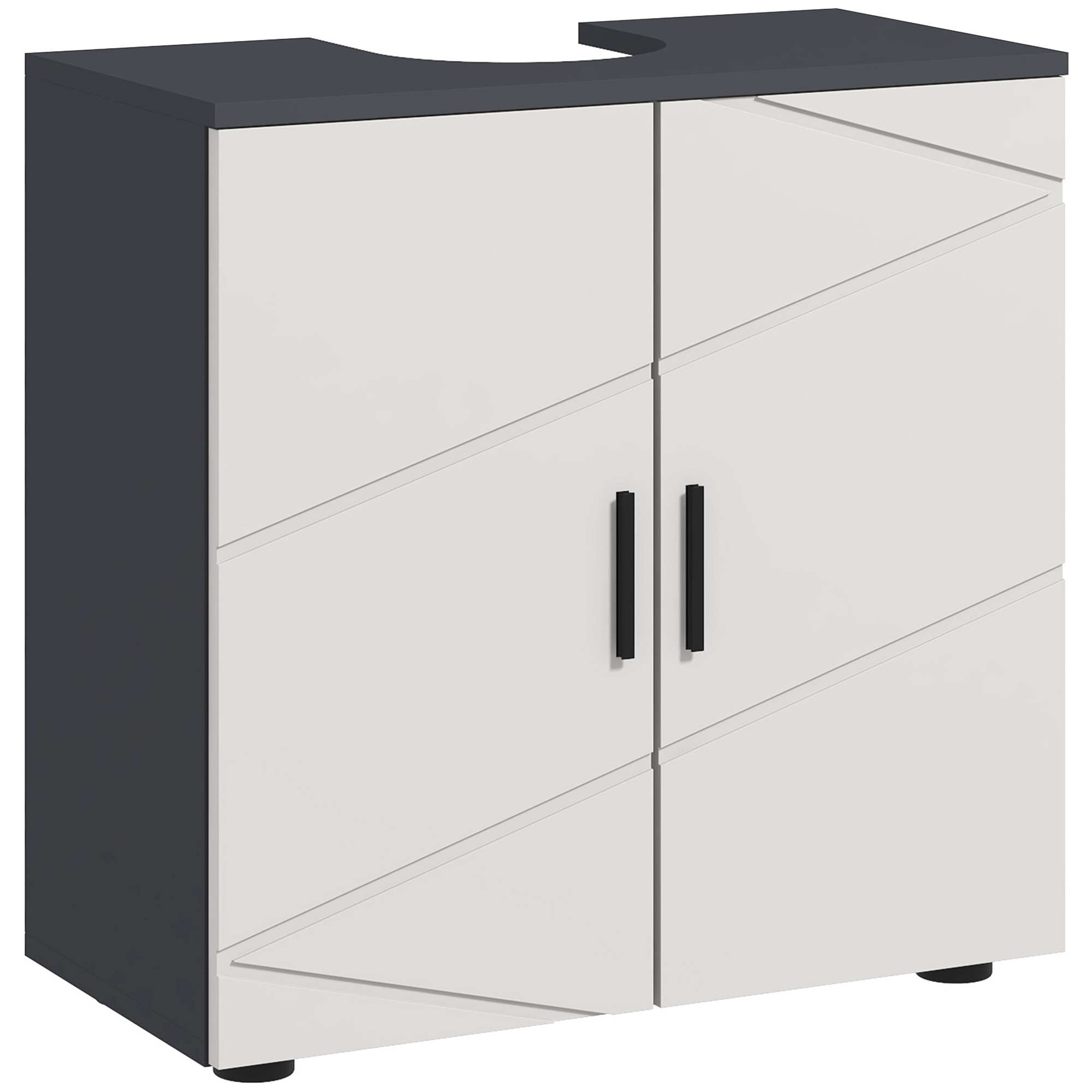 Pedestal Sink Bathroom Cabinet,Bathroom Vanity Unit With 20 X 20cm "U" Cut-Out — image 4
