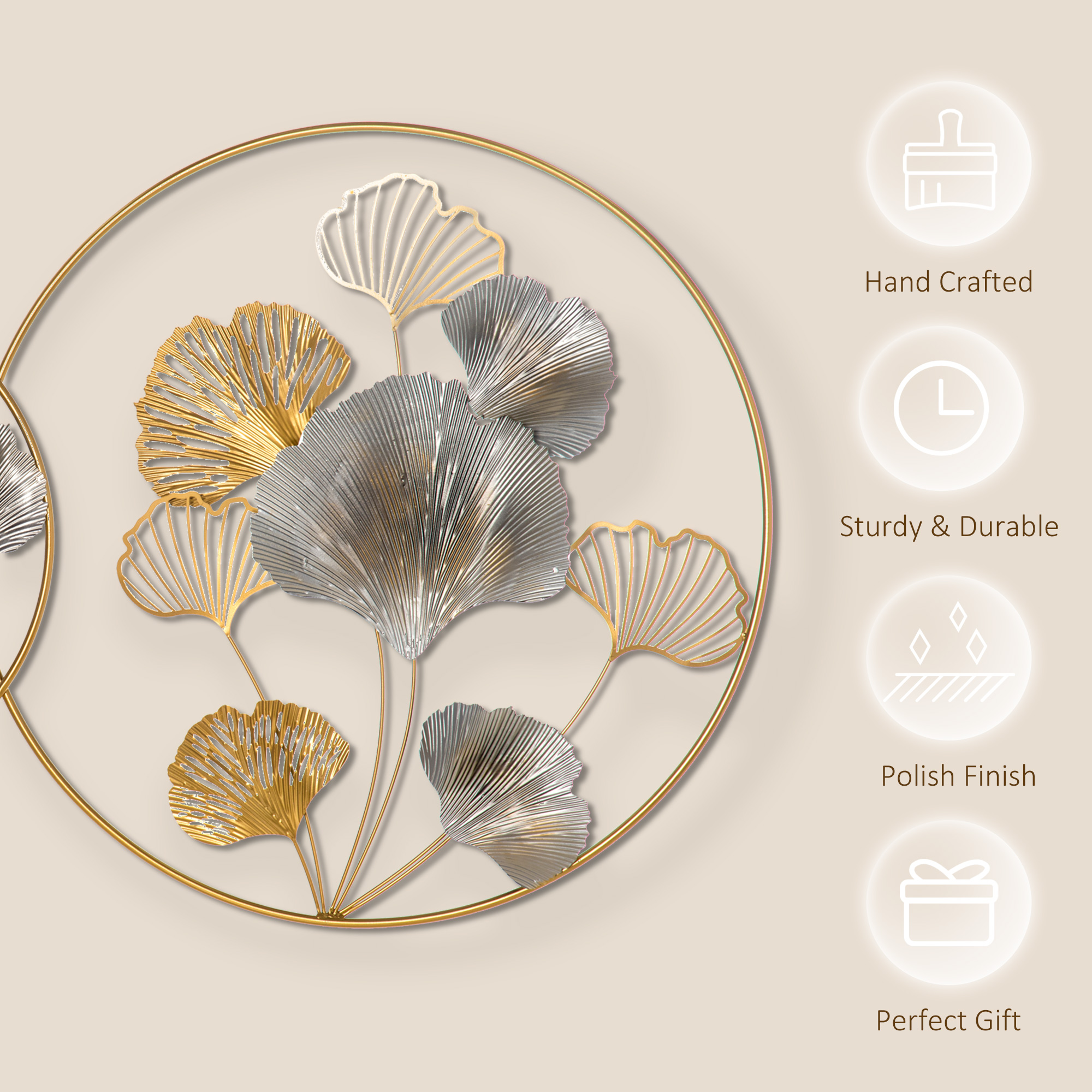 Large Metal Wall Art,Modern Hanging Wall Sculpture
