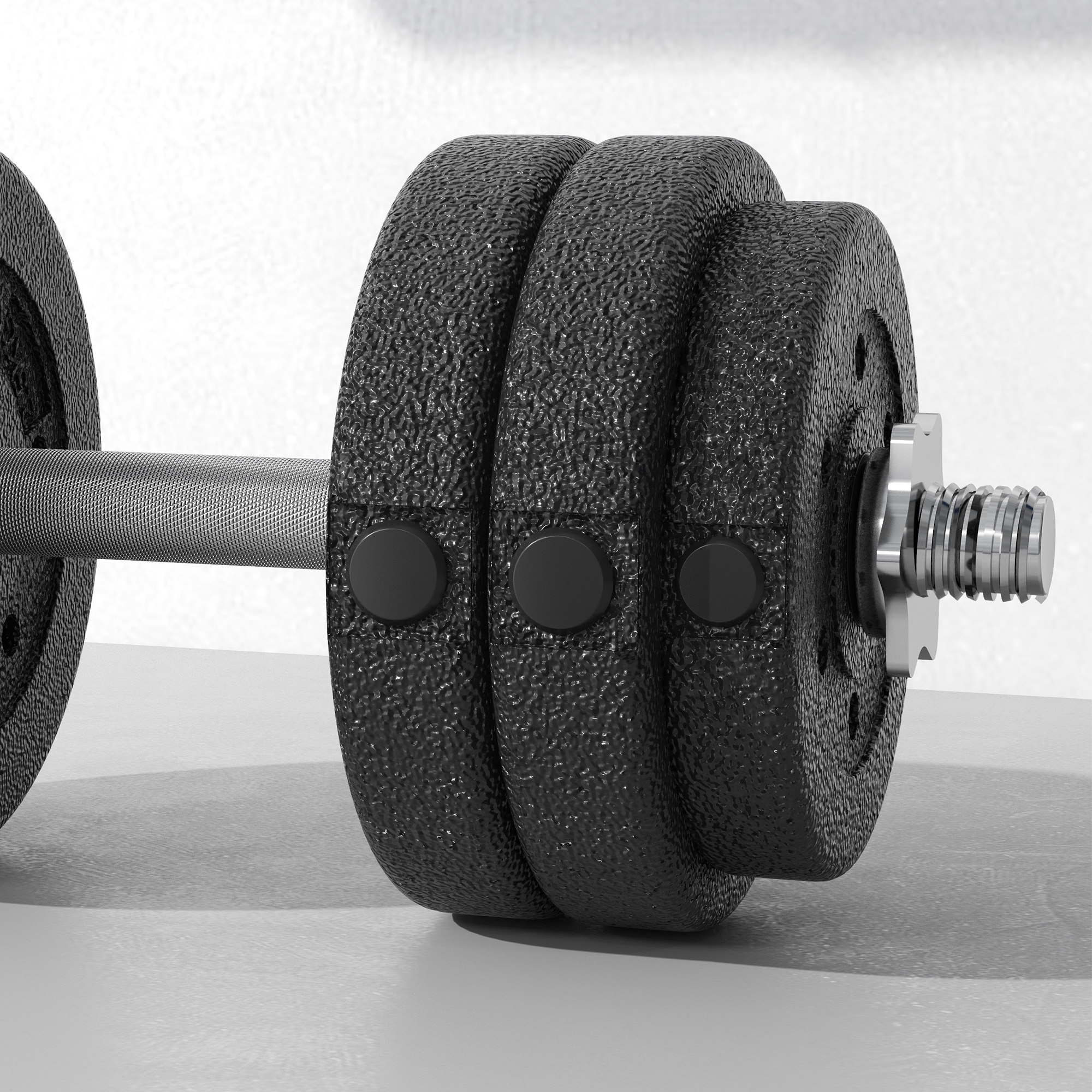 30KG Adjustable Dumbbells Set,Hand Weights Set For Home Gym Weight Lifting — image 4