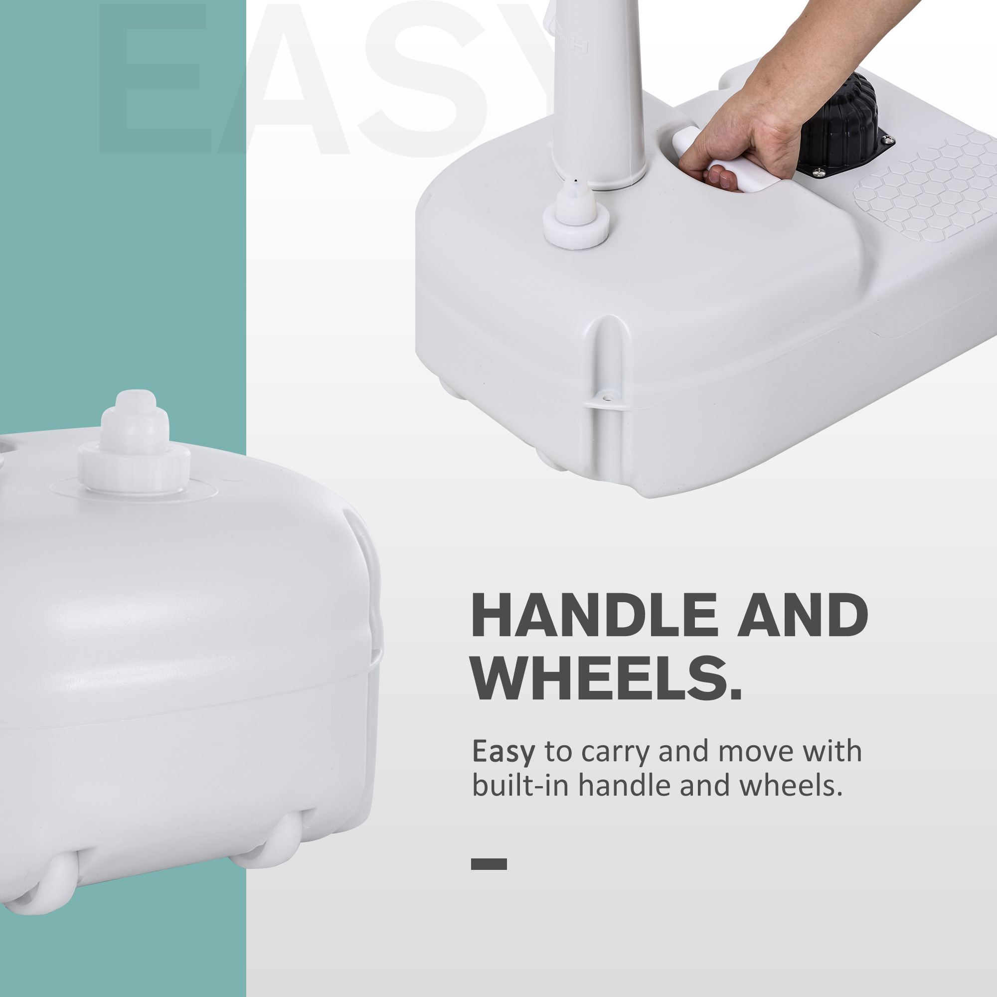 Camping Sink,17L Portable Hand Wash Station With Towel Holder,Soap Dispenser