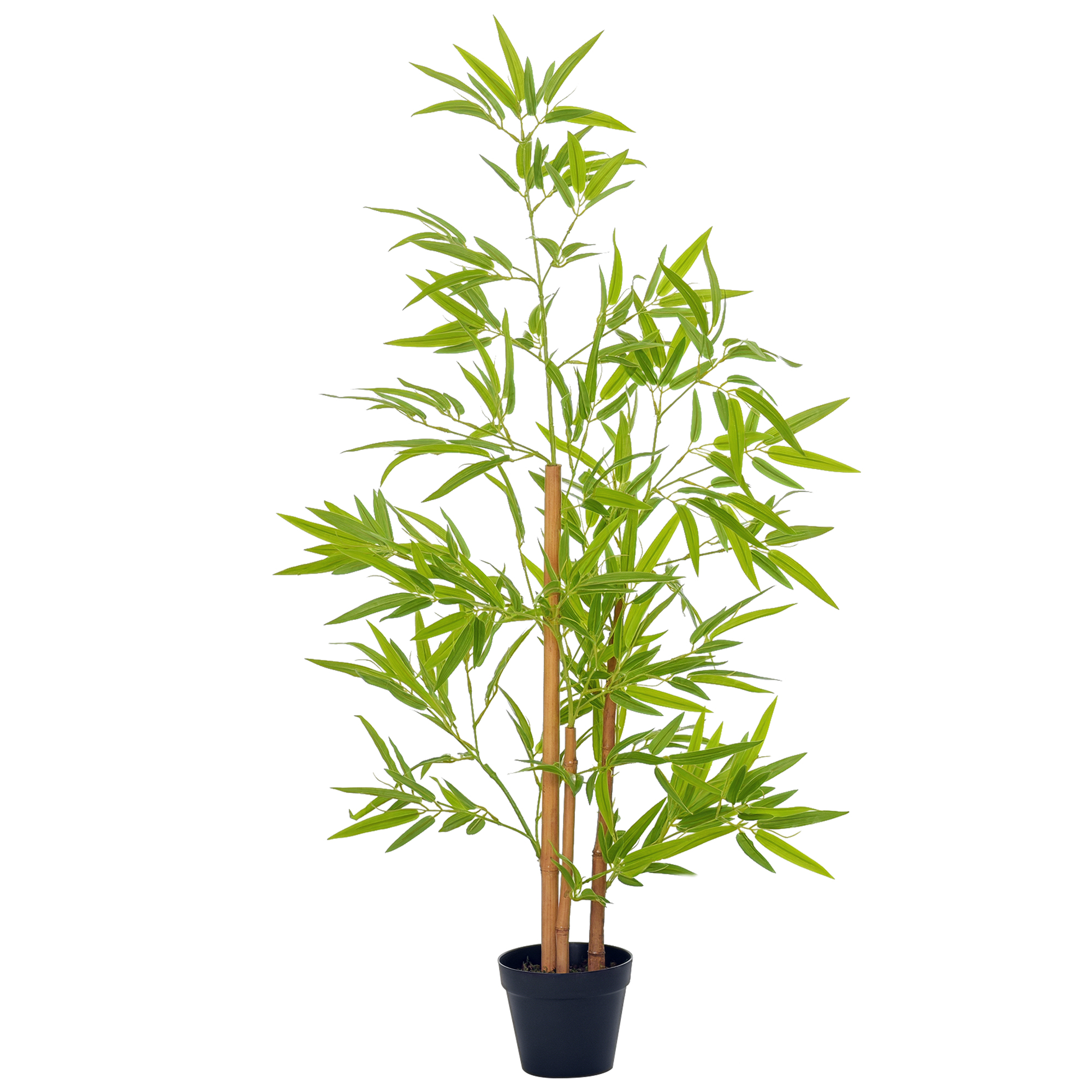 Artificial Ficus Tree,with Weighted Plant Pot-Green